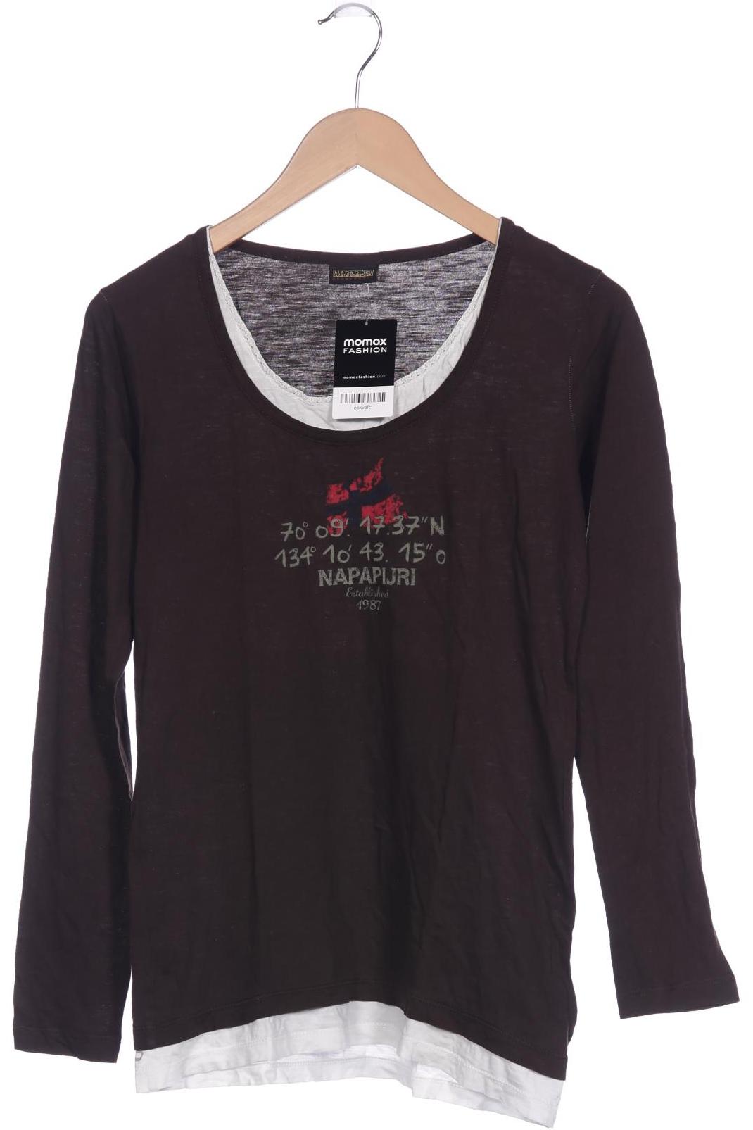 

Napapijri Damen Langarmshirt, braun, Gr. 38