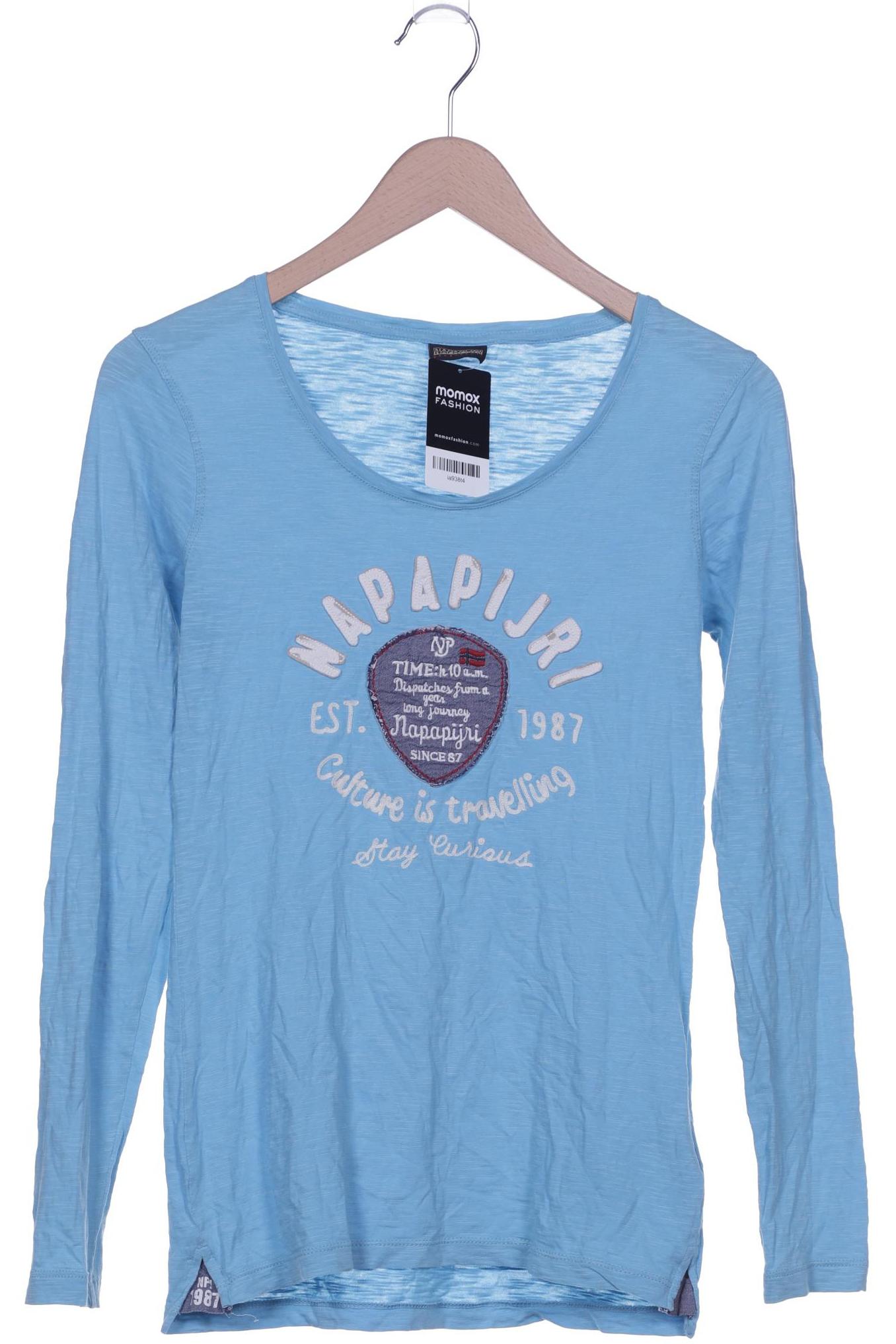 

Napapijri Damen Langarmshirt, blau, Gr. 38