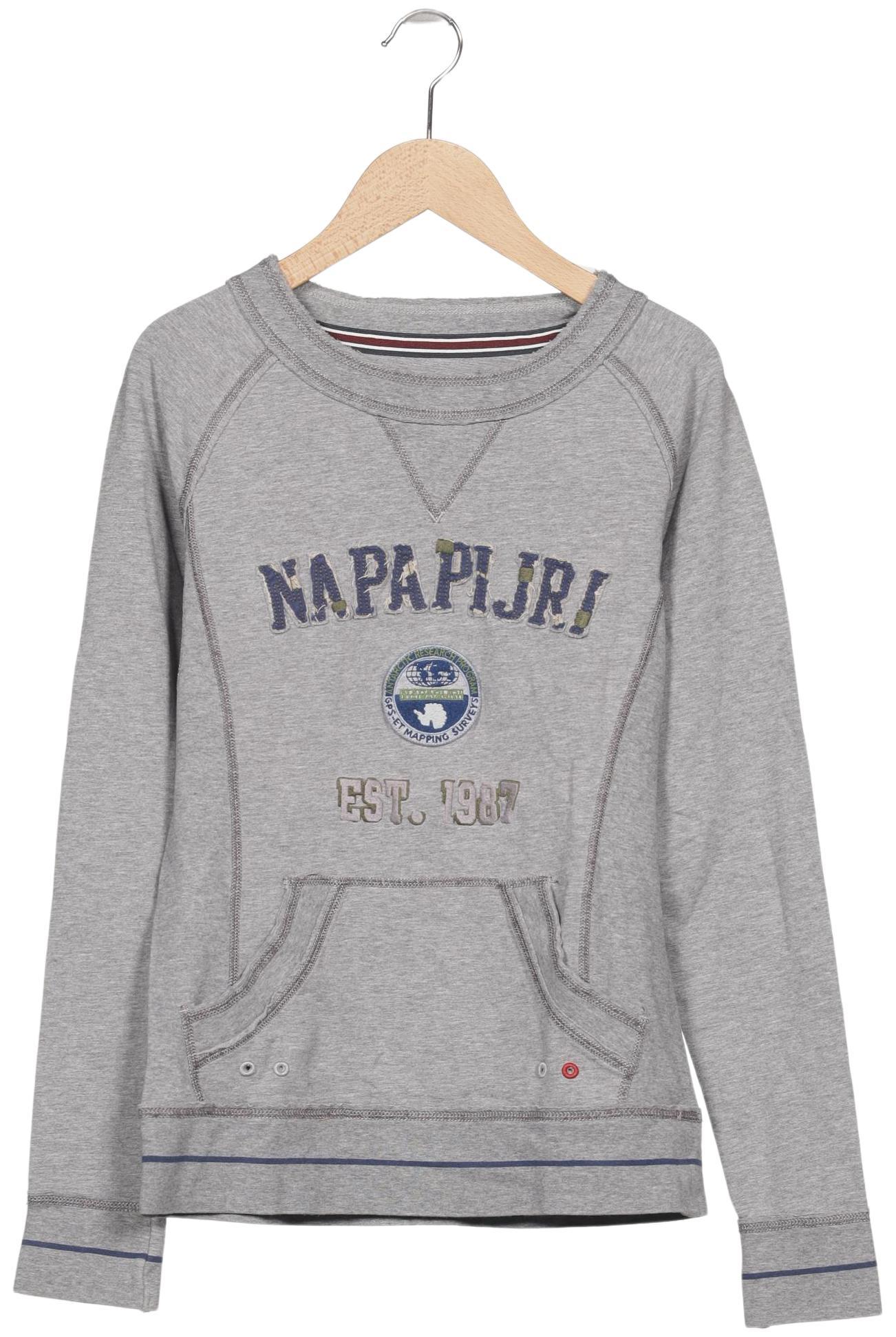 

Napapijri Damen Langarmshirt, grau, Gr. 36