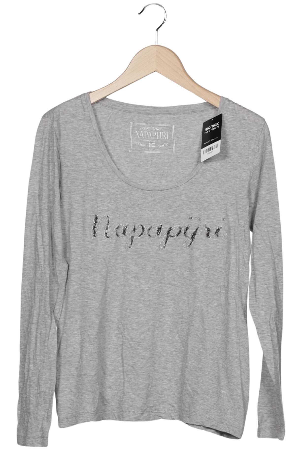 

Napapijri Damen Langarmshirt, grau, Gr. 38