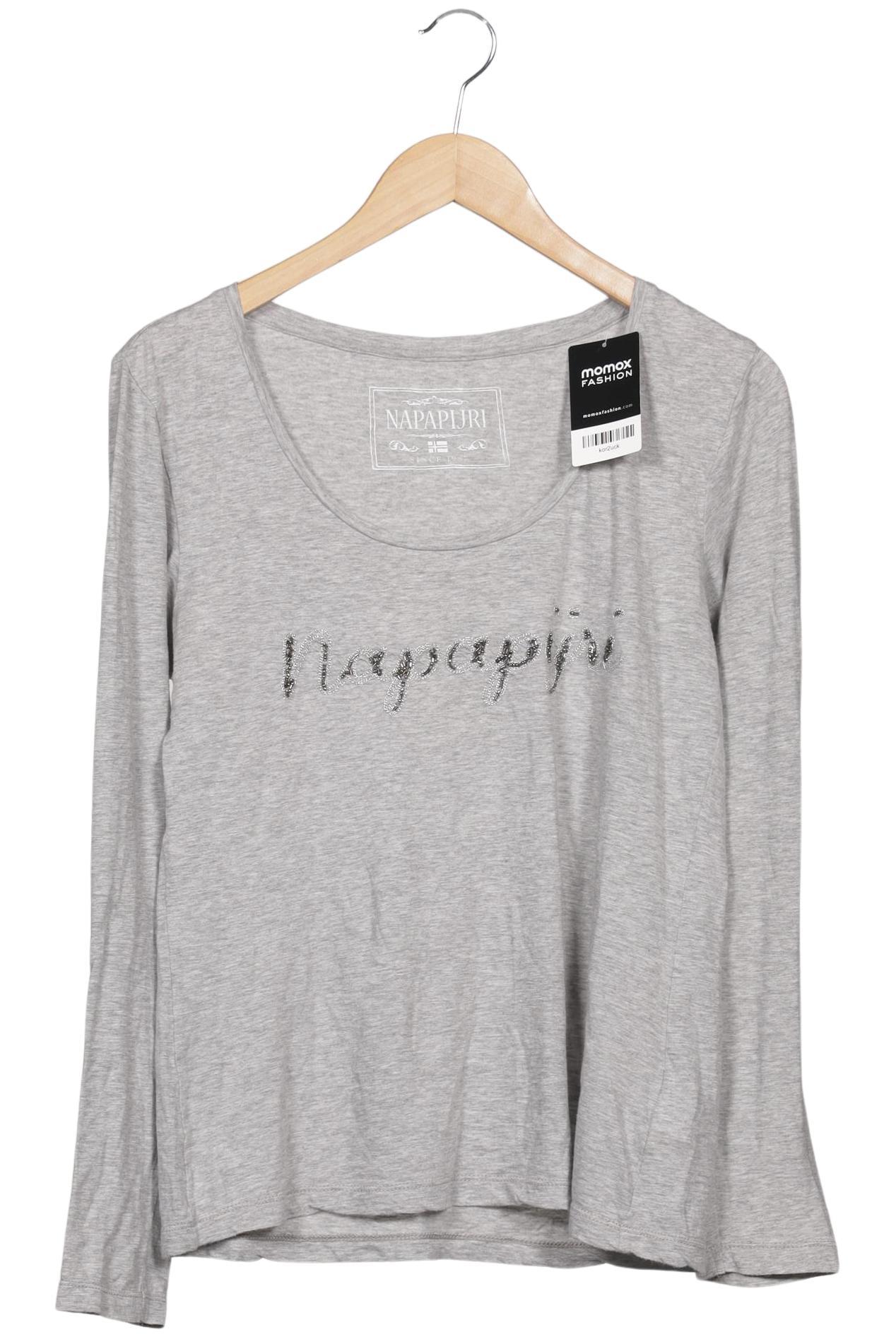 

Napapijri Damen Langarmshirt, grau, Gr. 38