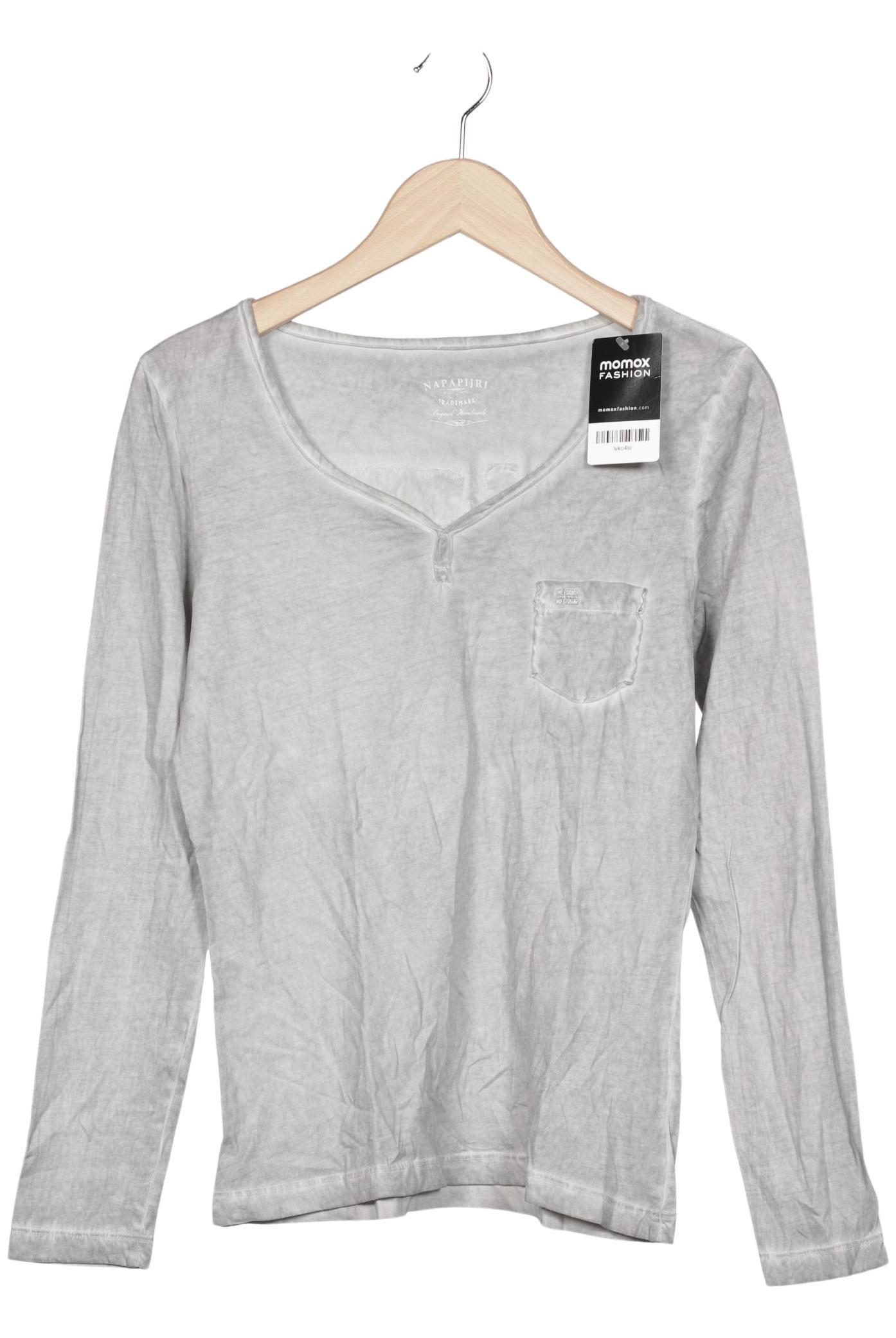 

Napapijri Damen Langarmshirt, grau, Gr. 36