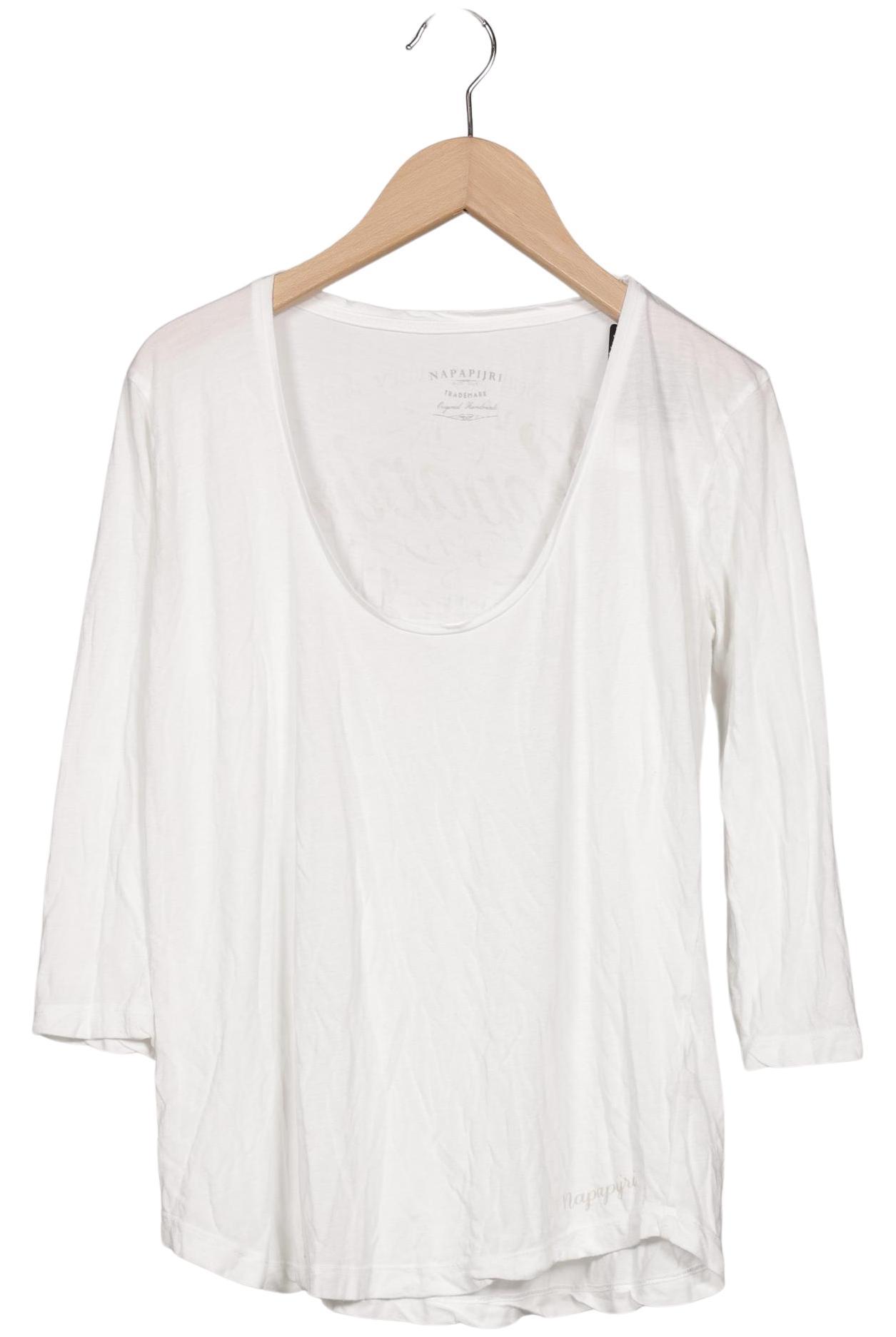 

Napapijri Damen Langarmshirt, weiß, Gr. 36