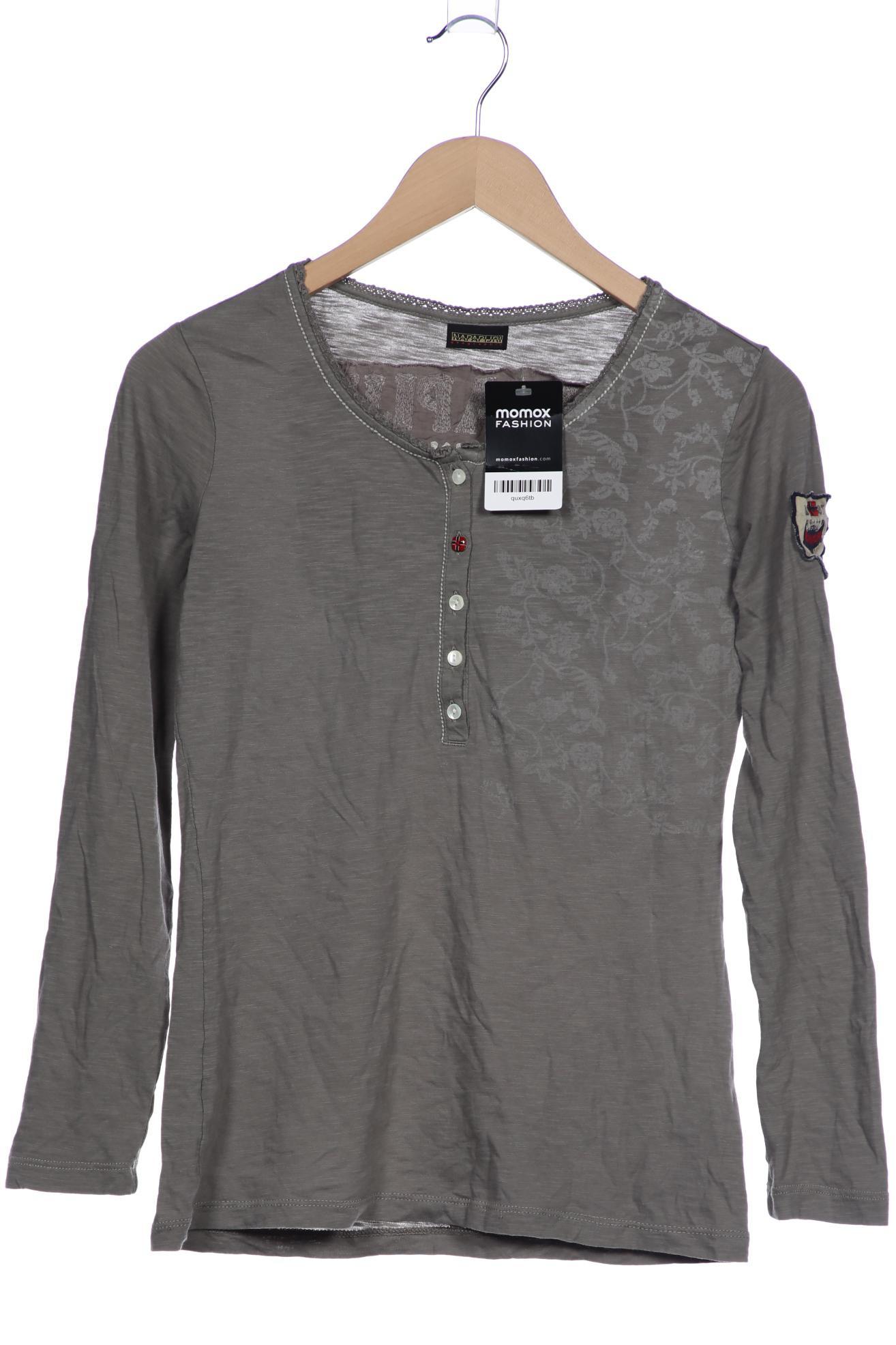 

Napapijri Damen Langarmshirt, grau, Gr. 38
