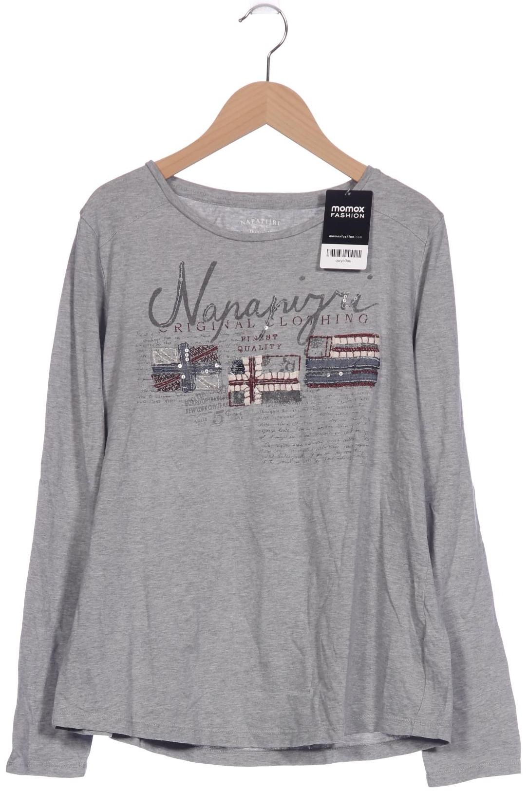 

Napapijri Damen Langarmshirt, grau, Gr. 38