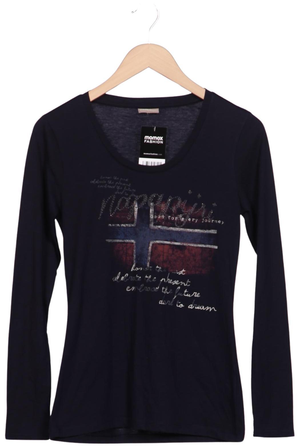 

Napapijri Damen Langarmshirt, marineblau, Gr. 34