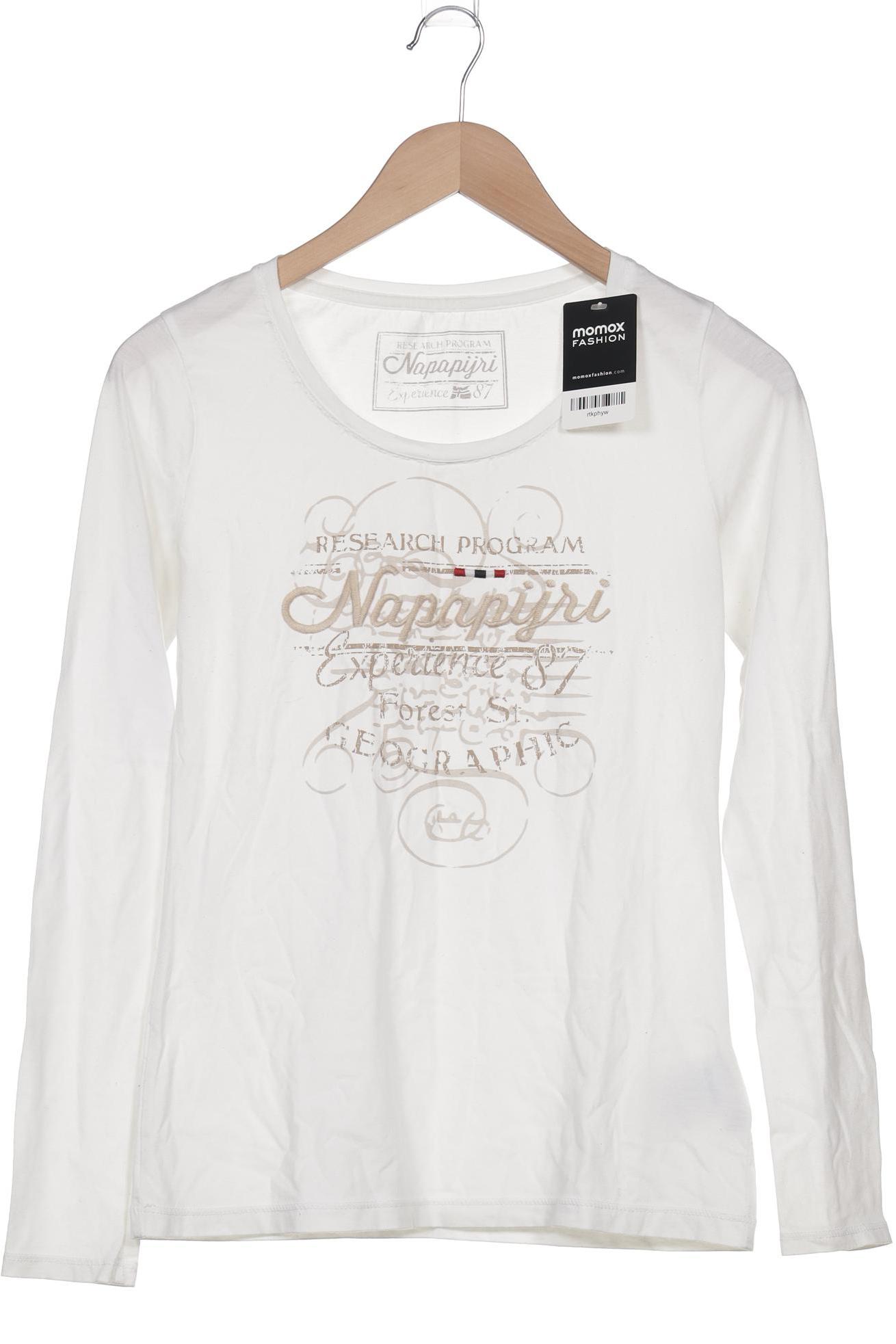 

Napapijri Damen Langarmshirt, weiß, Gr. 36