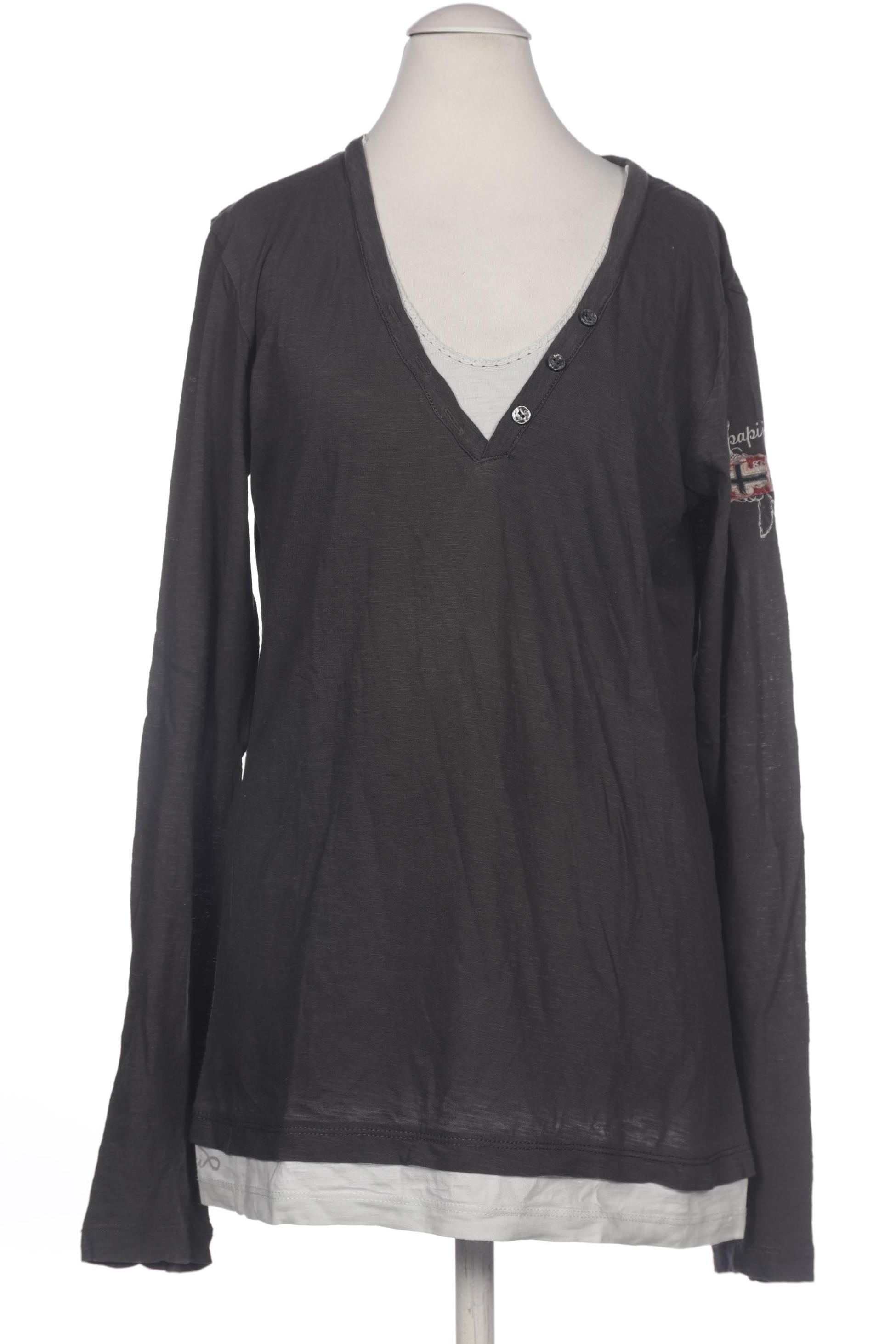 

Napapijri Damen Langarmshirt, grau, Gr. 38