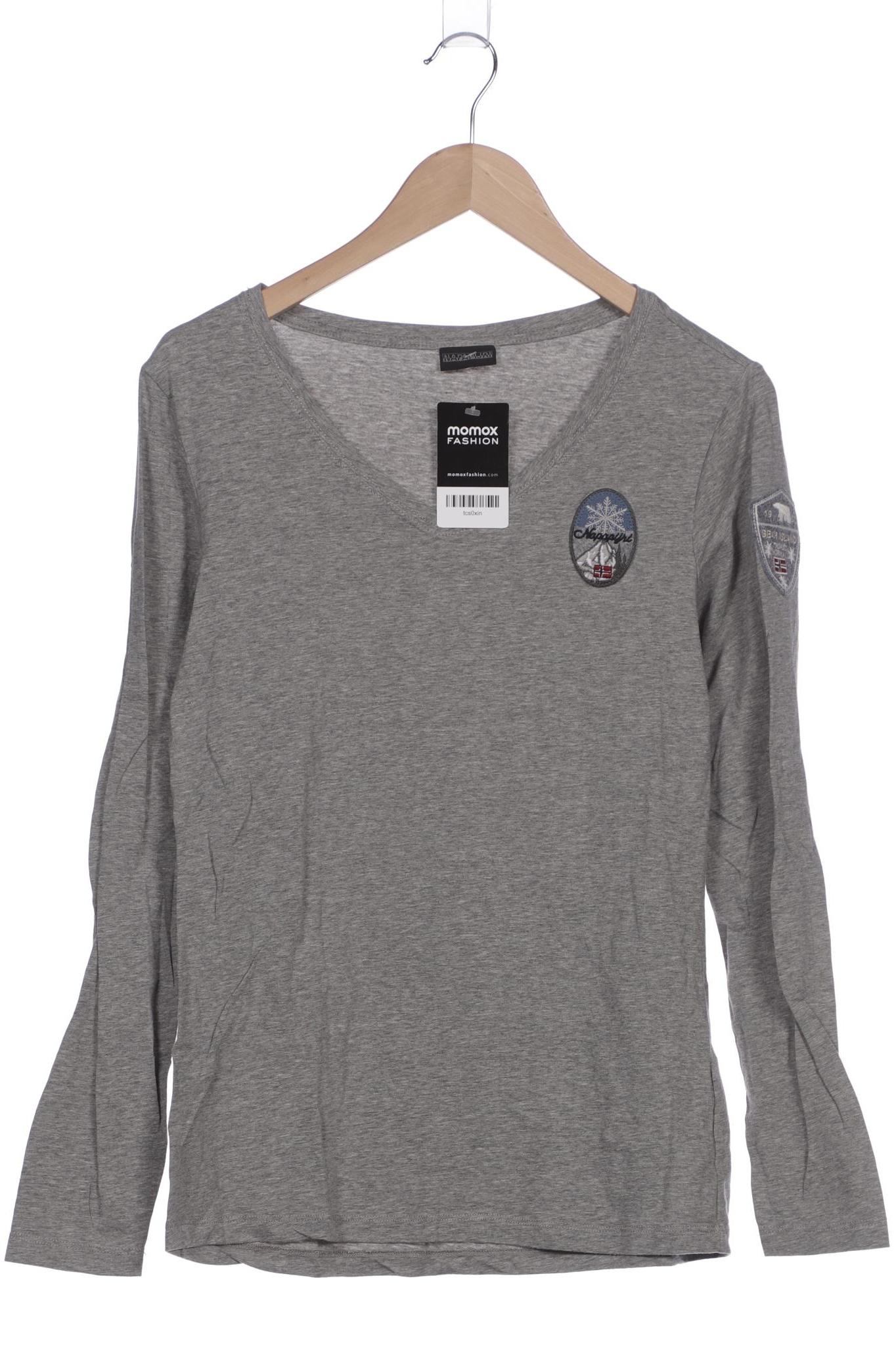 

Napapijri Damen Langarmshirt, grau, Gr. 44