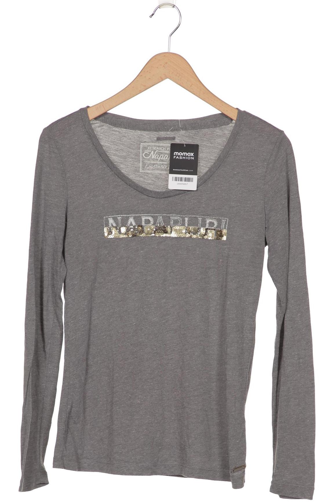 

Napapijri Damen Langarmshirt, grau, Gr. 38