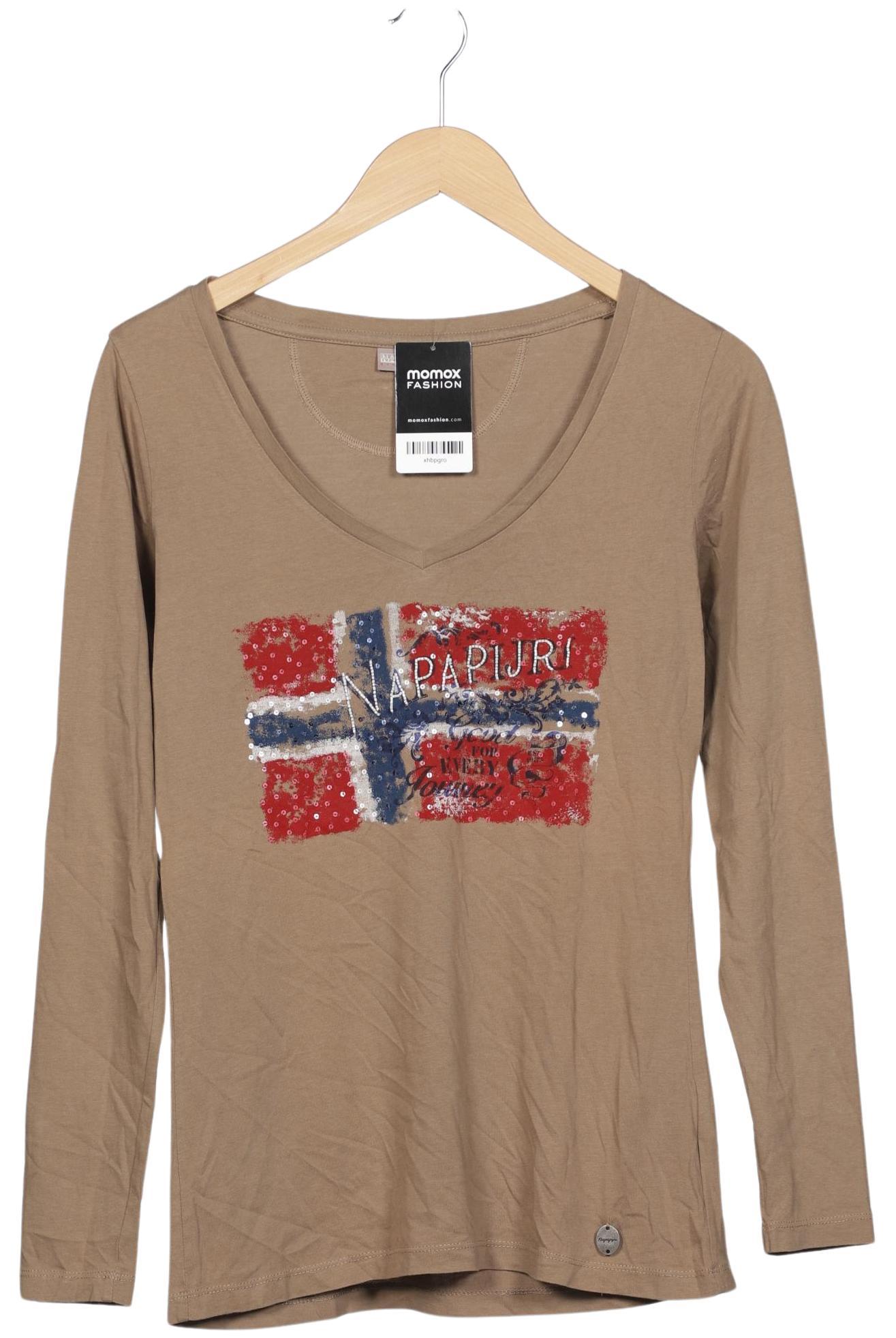 

Napapijri Damen Langarmshirt, beige, Gr. 36