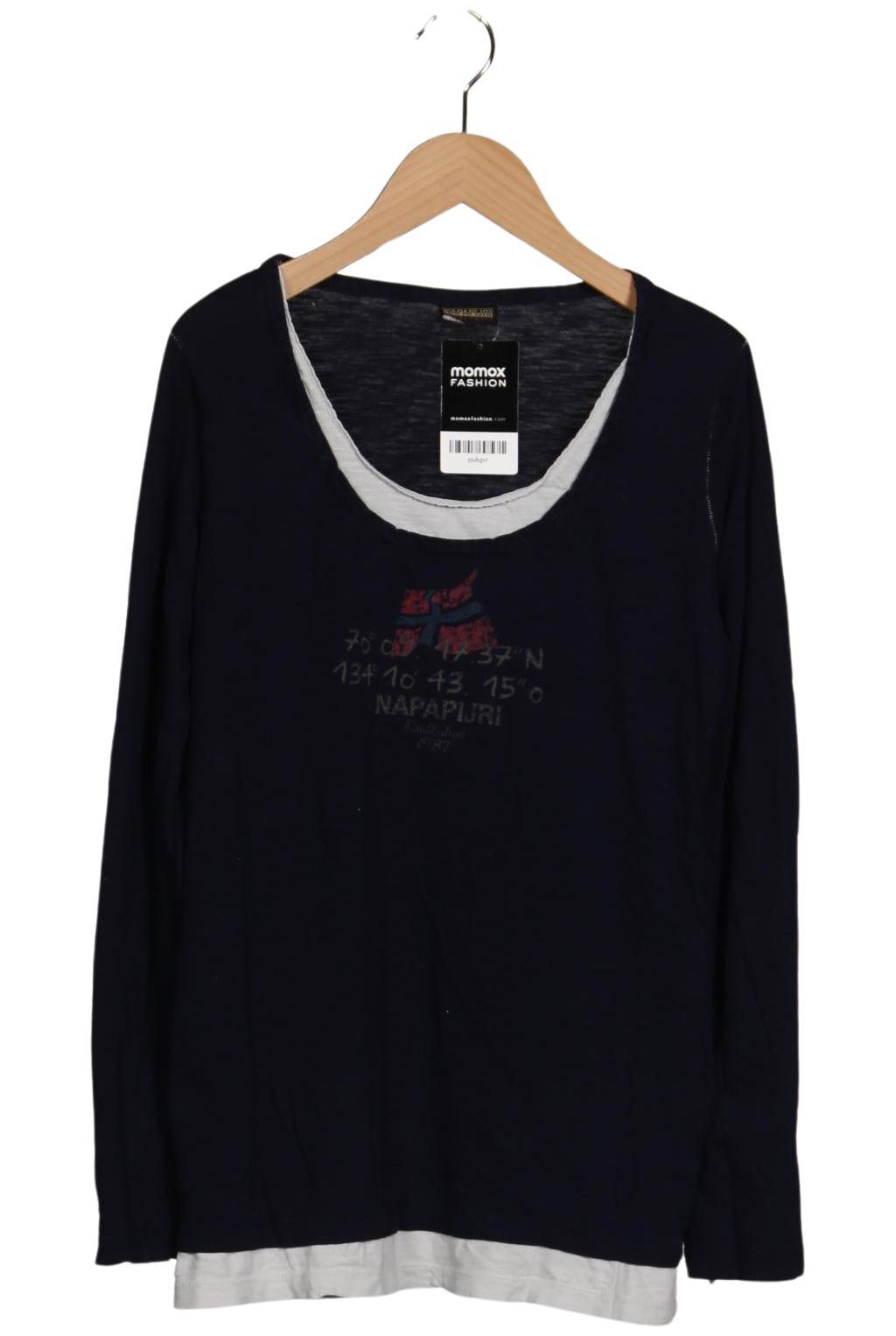 

Napapijri Damen Langarmshirt, marineblau, Gr. 36