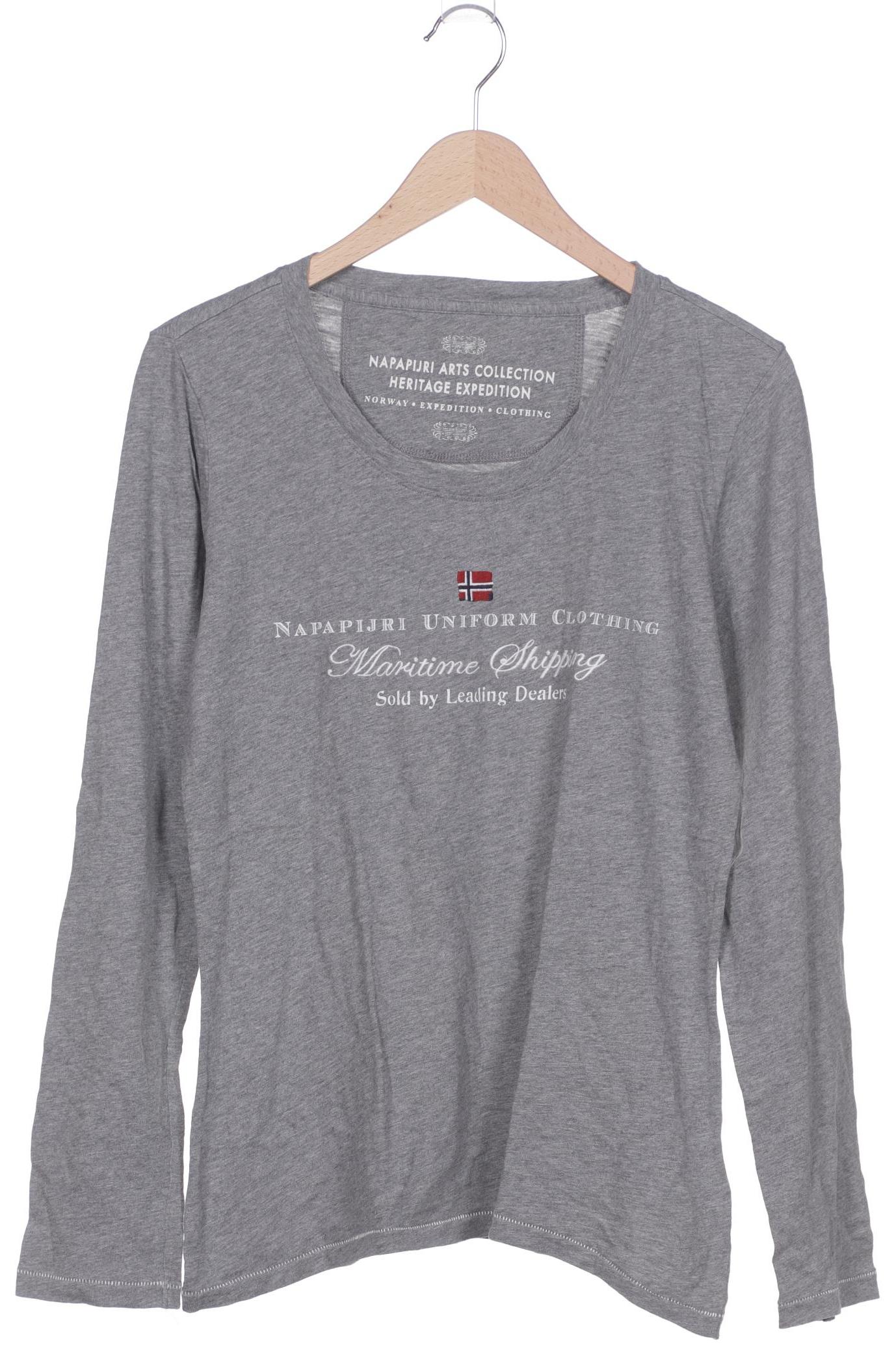 

Napapijri Damen Langarmshirt, grau, Gr. 44