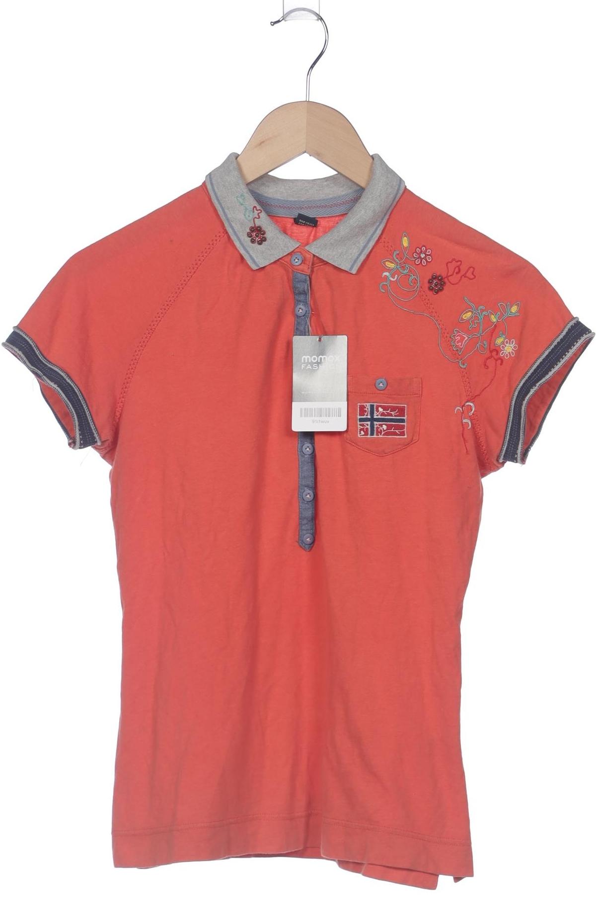 

Napapijri Damen Poloshirt, orange, Gr. 38