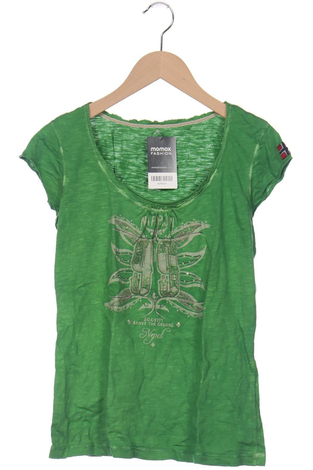 

Napapijri Damen T-Shirt, grün, Gr. 36