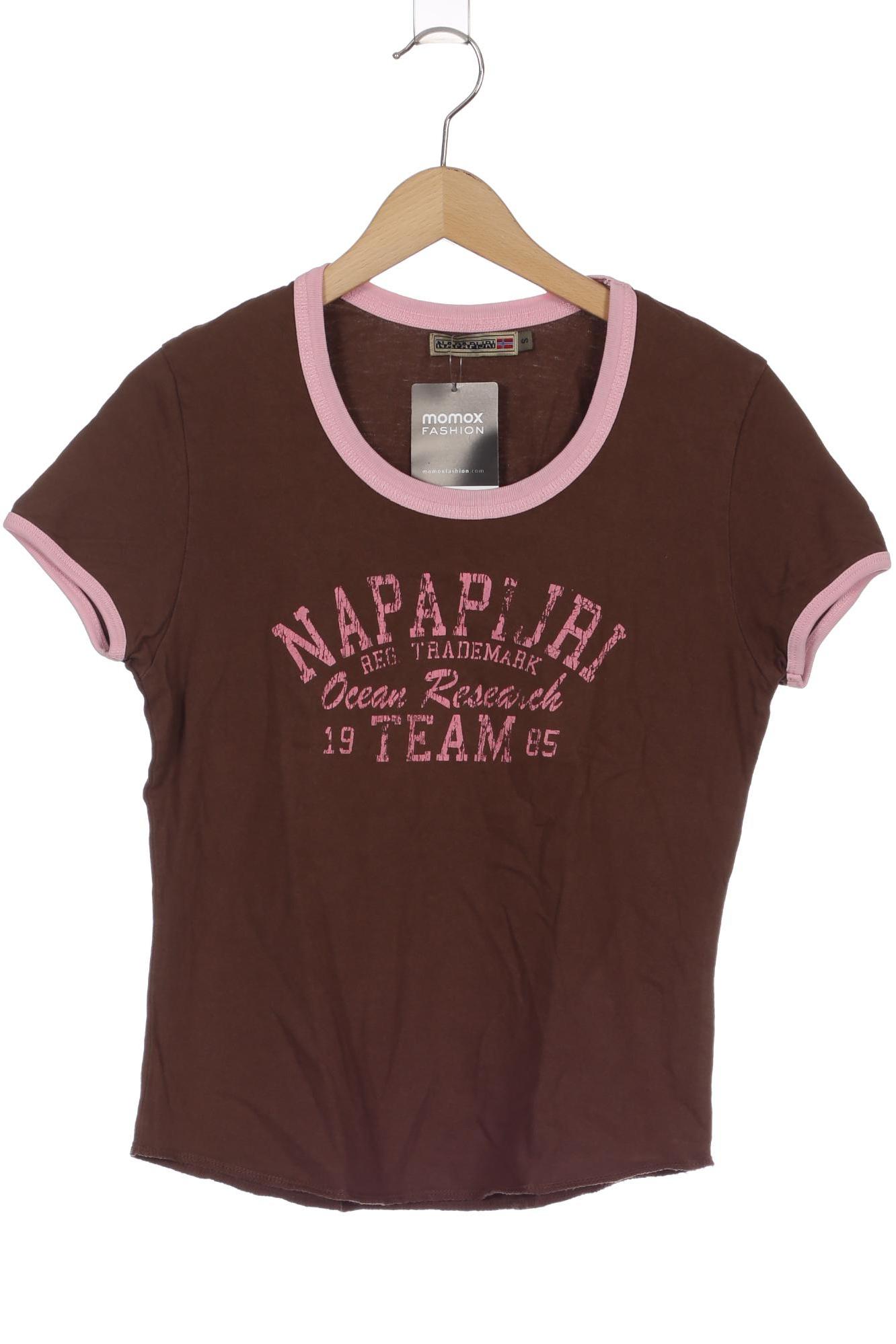 

Napapijri Damen T-Shirt, braun, Gr. 36