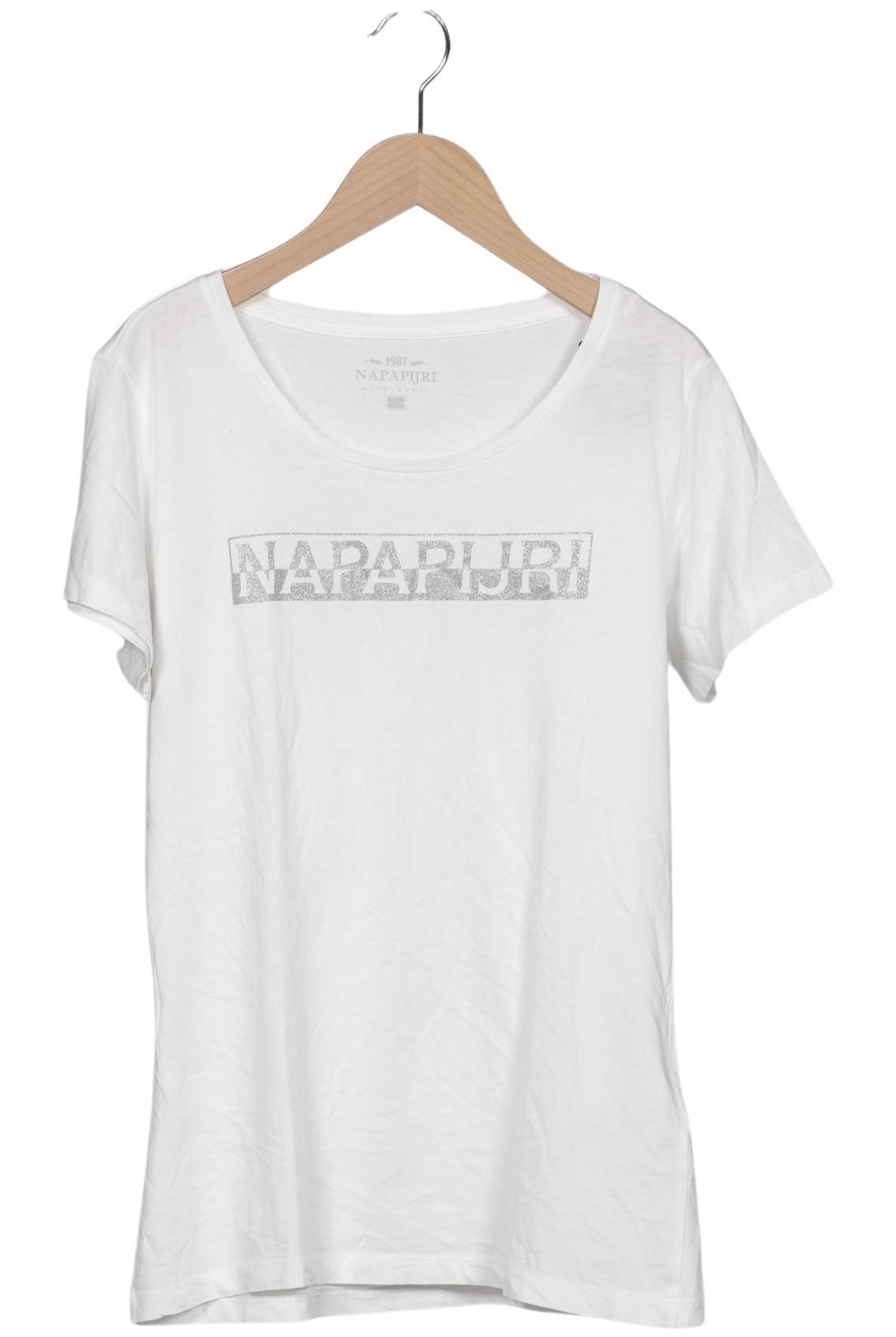 

Napapijri Damen T-Shirt, weiß, Gr. 38