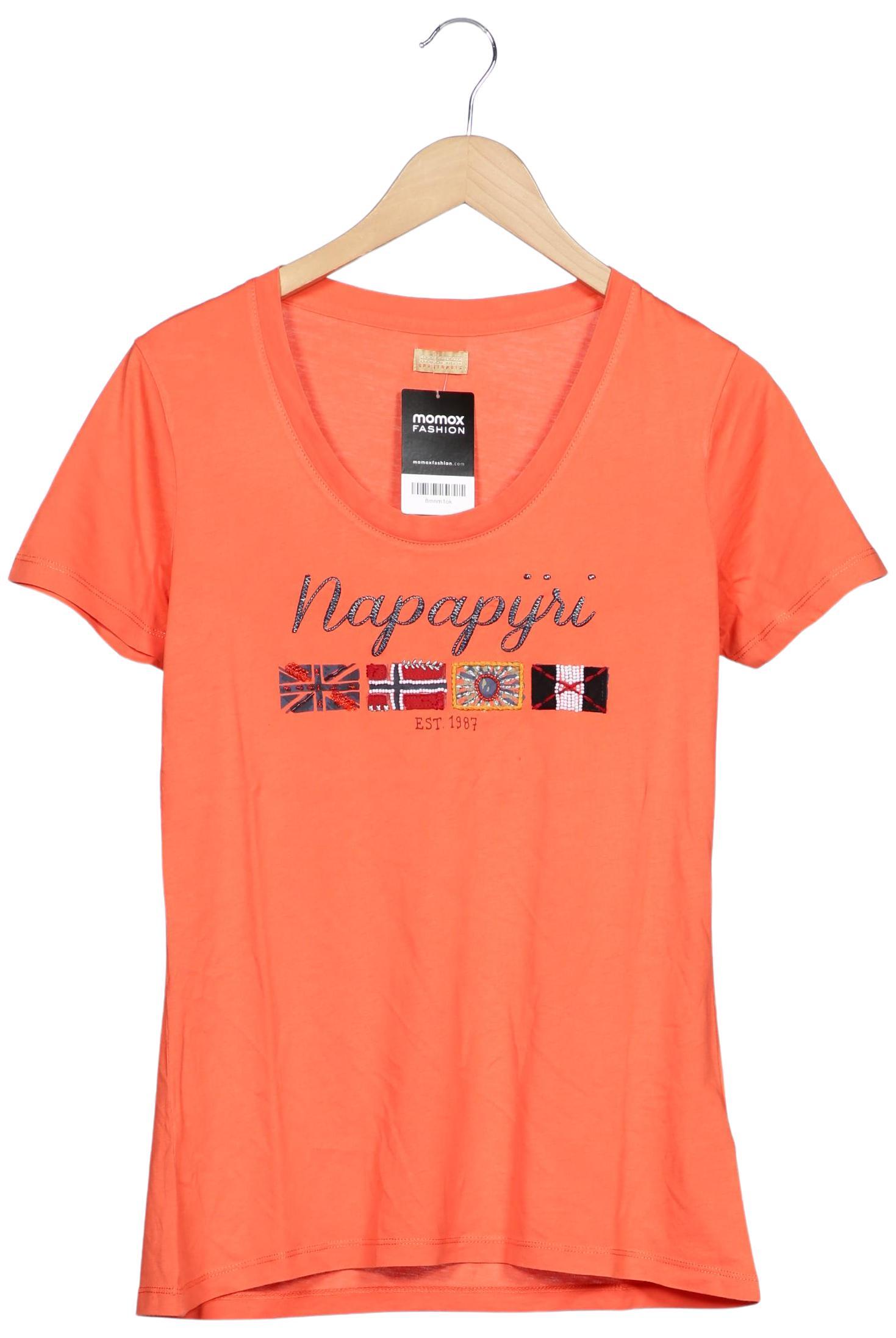 

Napapijri Damen T-Shirt, orange, Gr. 38