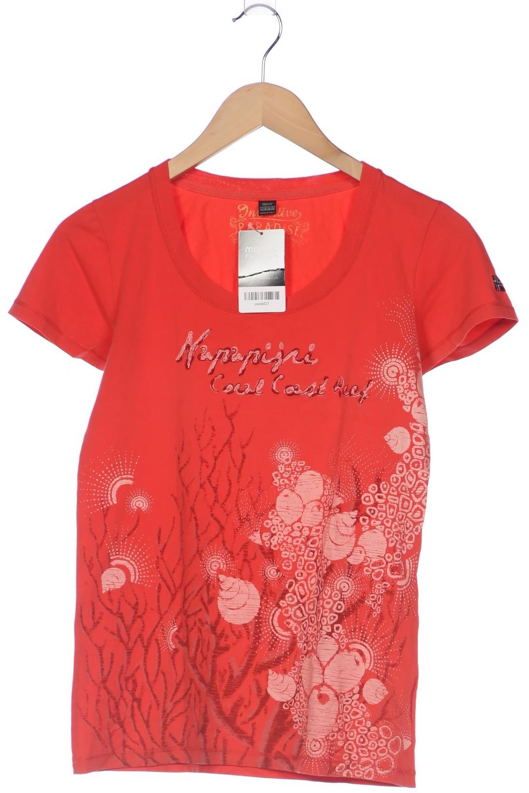 

Napapijri Damen T-Shirt, pink, Gr. 42