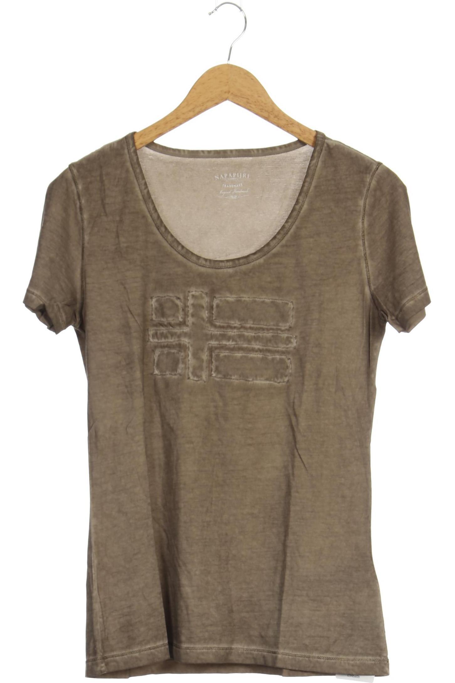 

Napapijri Damen T-Shirt, braun, Gr.