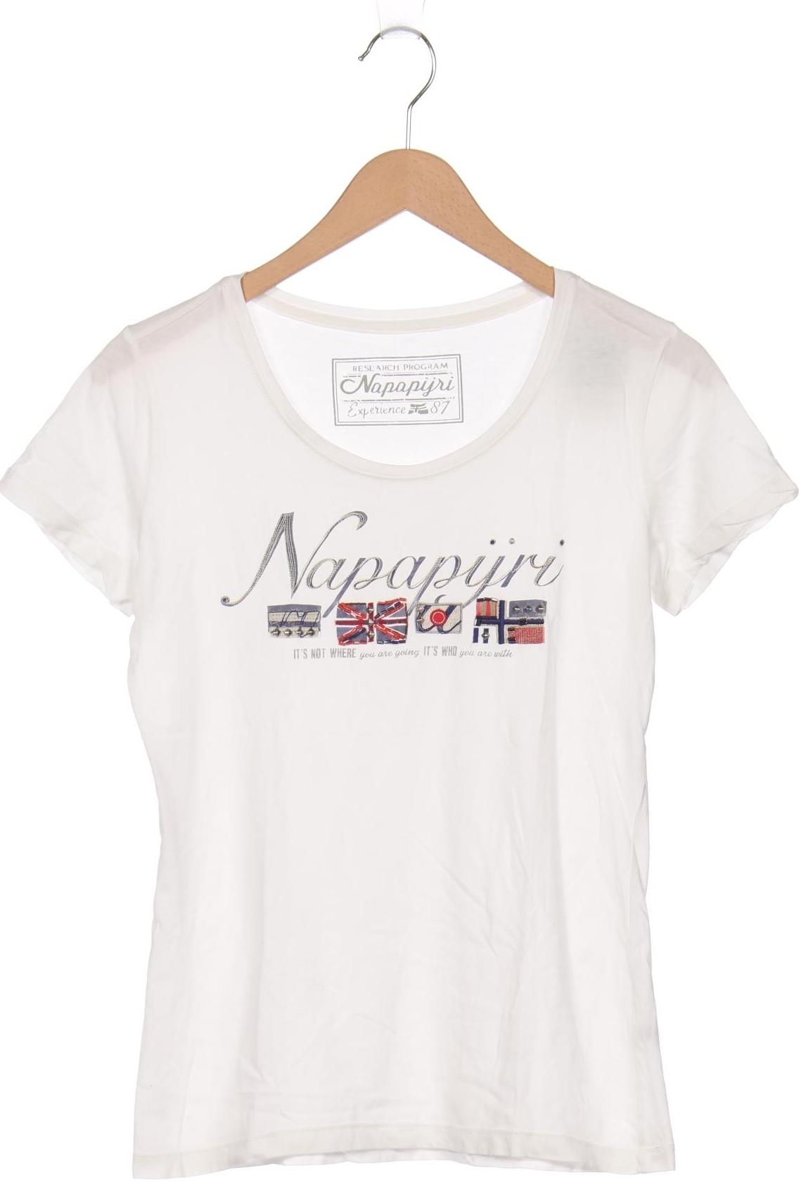 

Napapijri Damen T-Shirt, weiß, Gr. 38