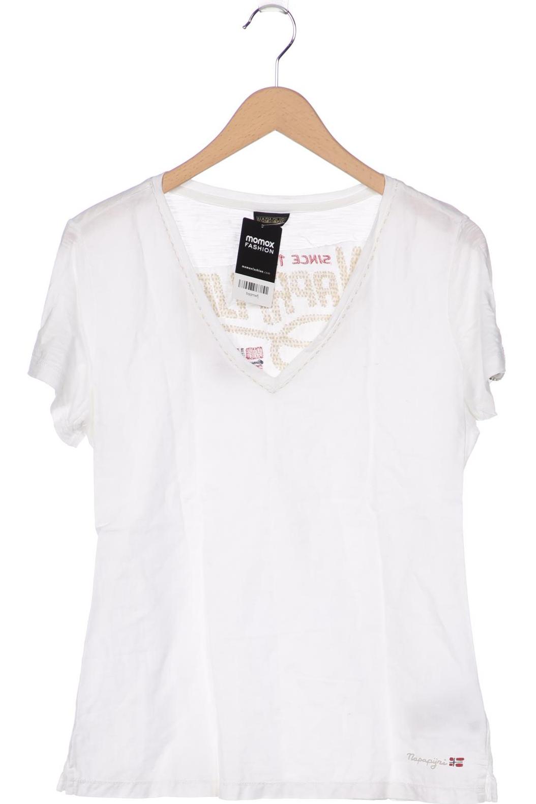 

Napapijri Damen T-Shirt, cremeweiß, Gr. 42