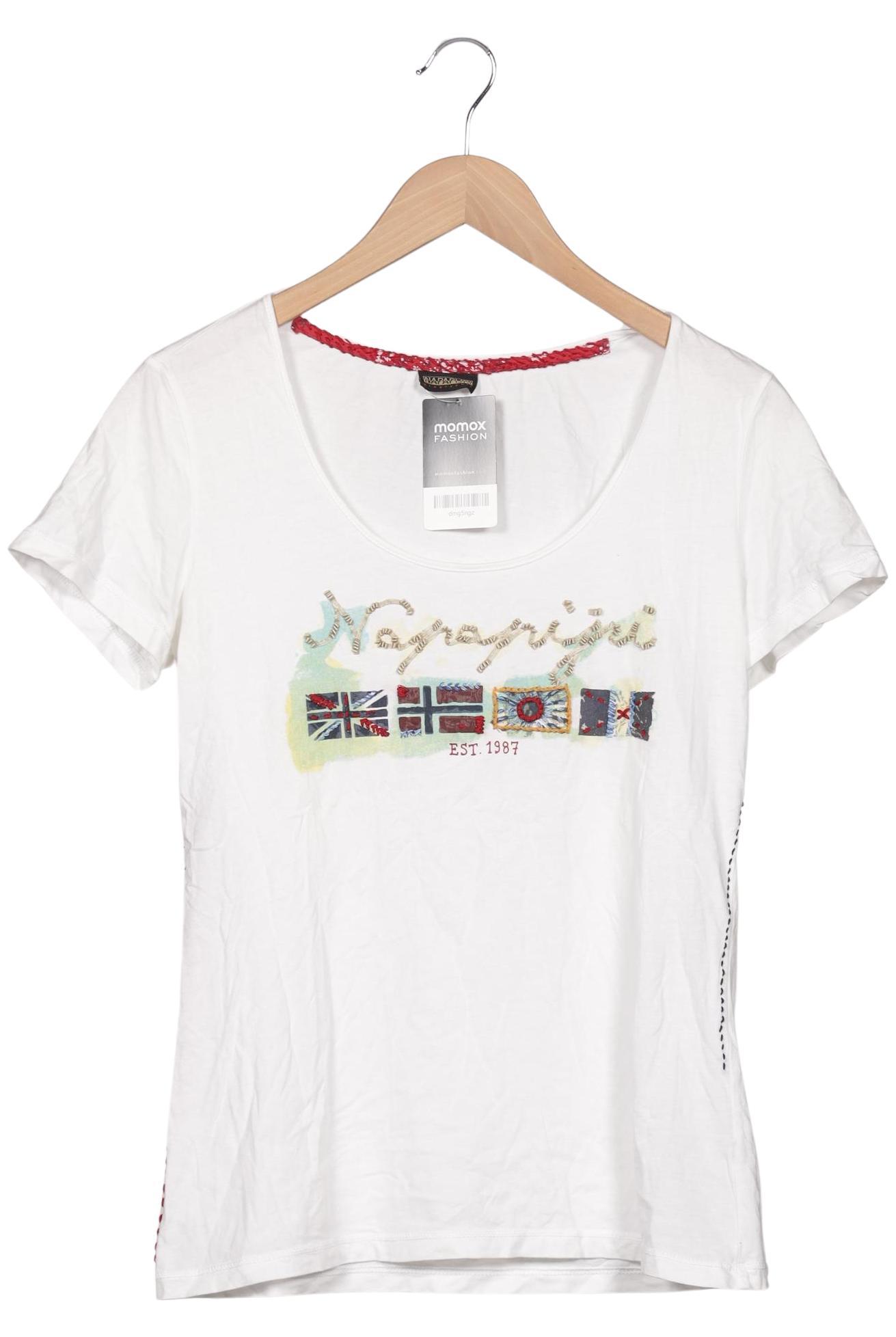 

Napapijri Damen T-Shirt, weiß, Gr. 38