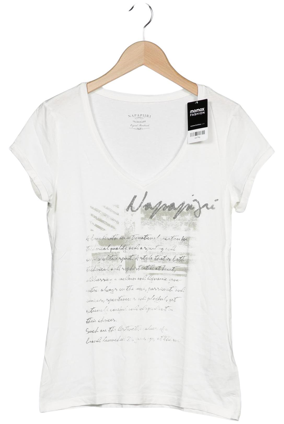 

Napapijri Damen T-Shirt, weiß, Gr. 38