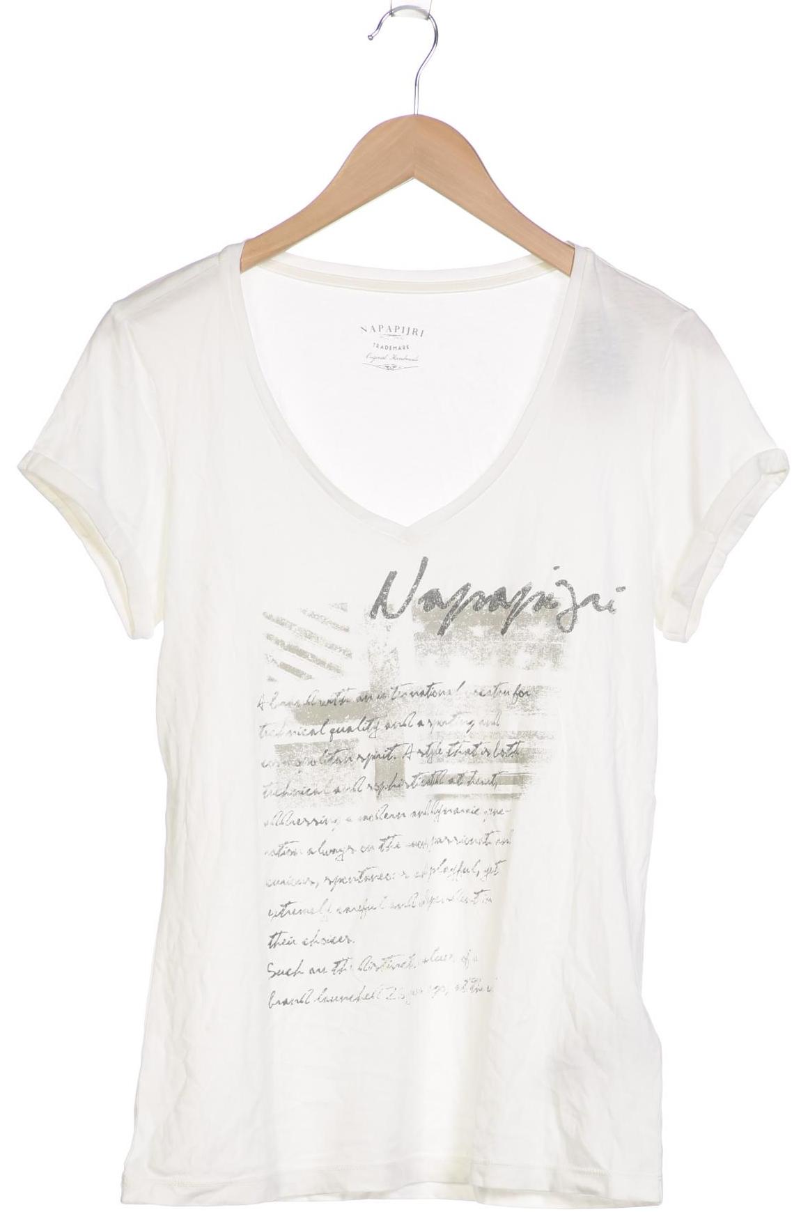

Napapijri Damen T-Shirt, weiß, Gr. 42