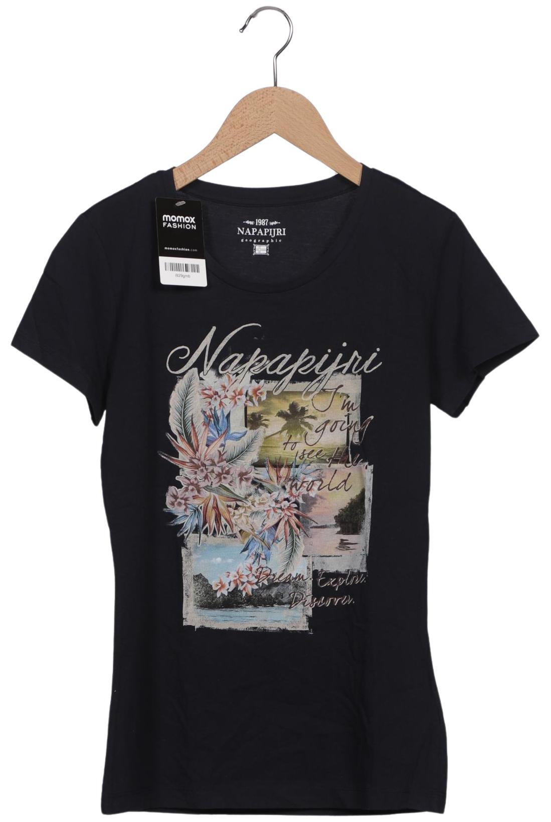 

Napapijri Damen T-Shirt, marineblau, Gr. 34