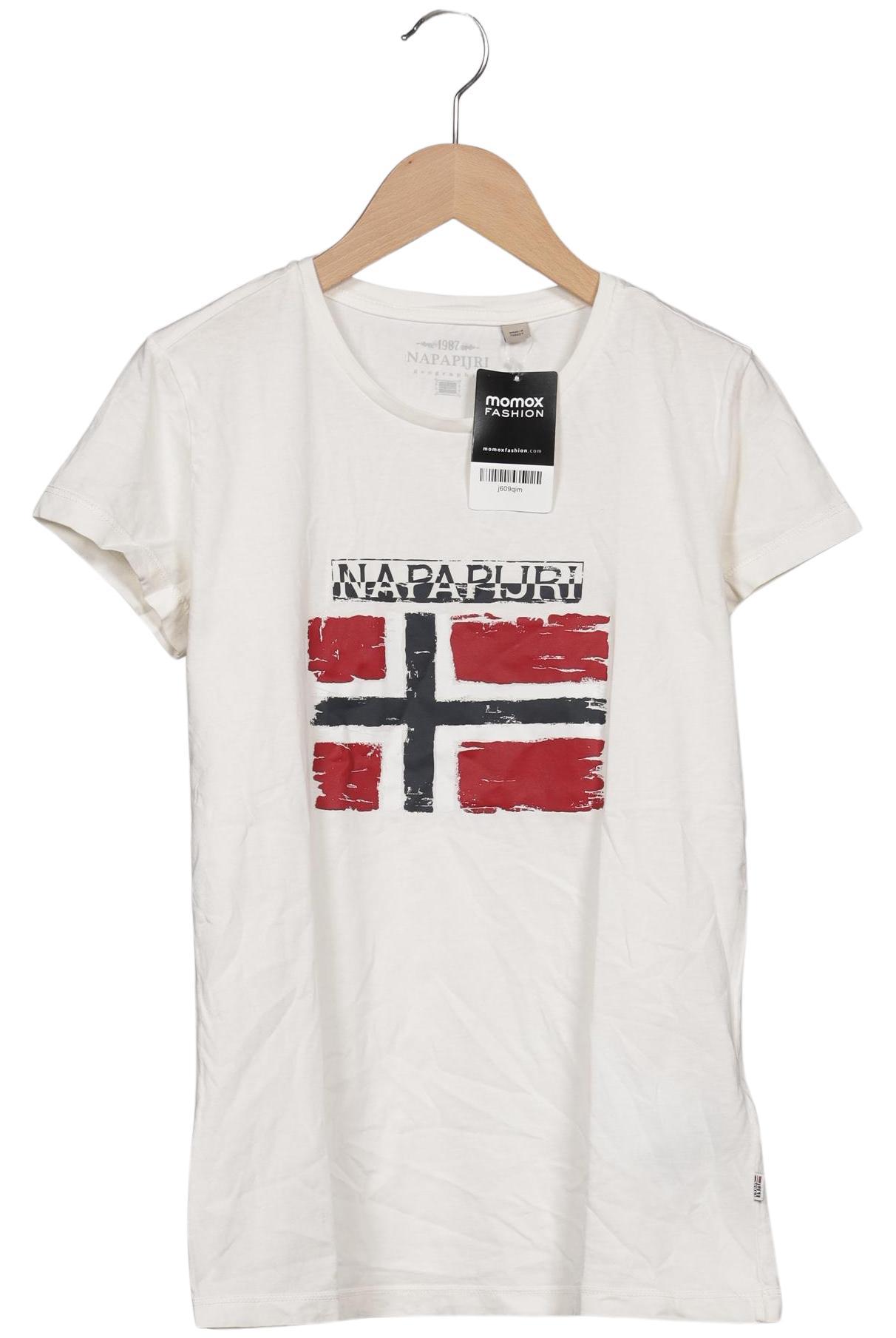 

Napapijri Damen T-Shirt, cremeweiß, Gr. 34