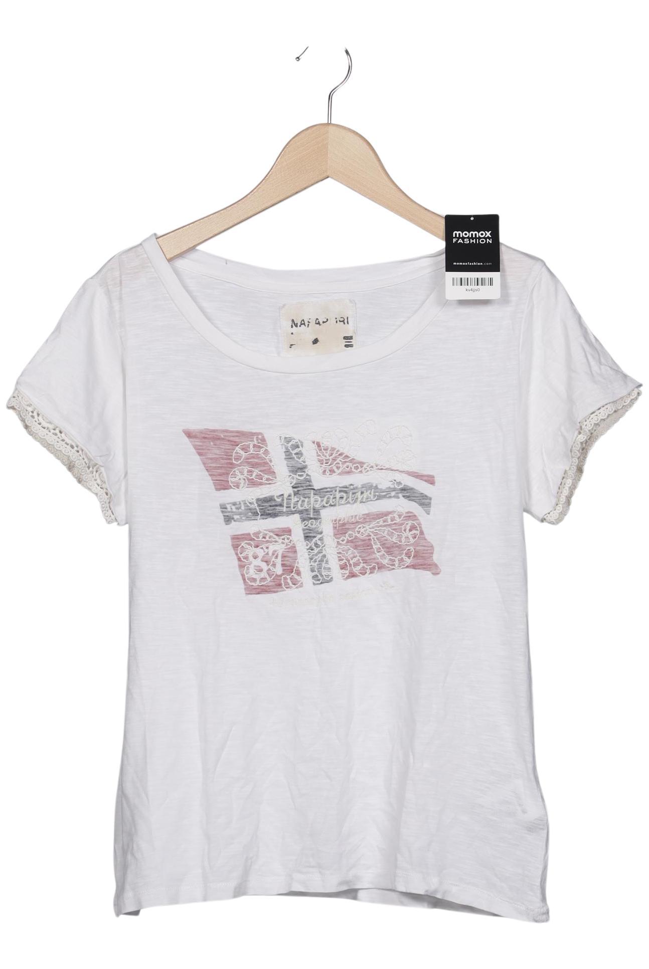 

Napapijri Damen T-Shirt, weiß, Gr. 42
