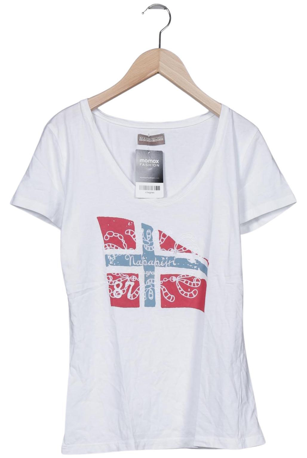 

Napapijri Damen T-Shirt, weiß, Gr. 36
