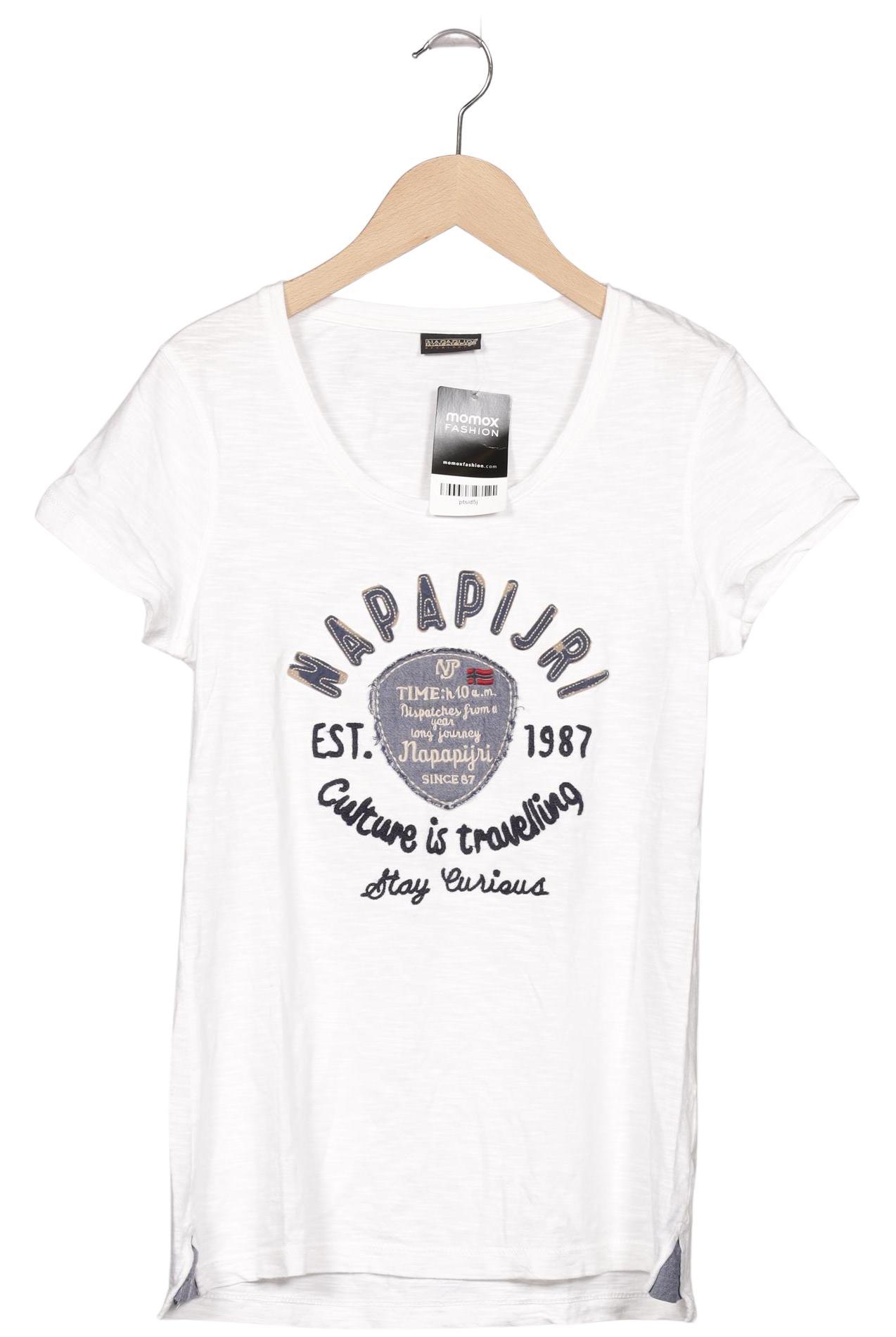 

Napapijri Damen T-Shirt, weiß, Gr. 36