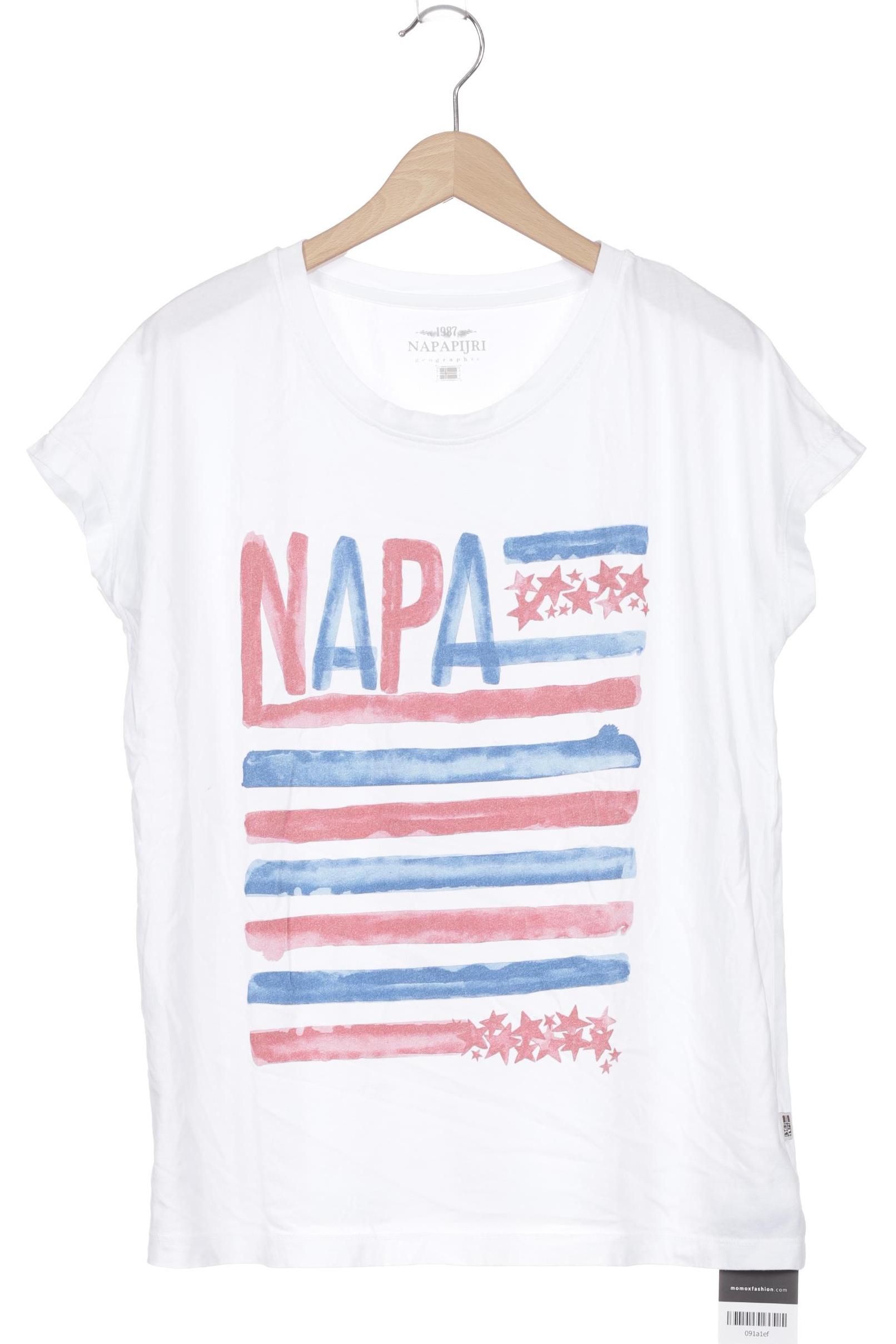 

Napapijri Damen T-Shirt, weiß, Gr. 34