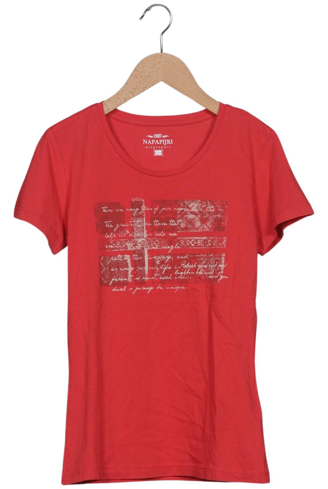 

Napapijri Damen T-Shirt, rot, Gr. 34