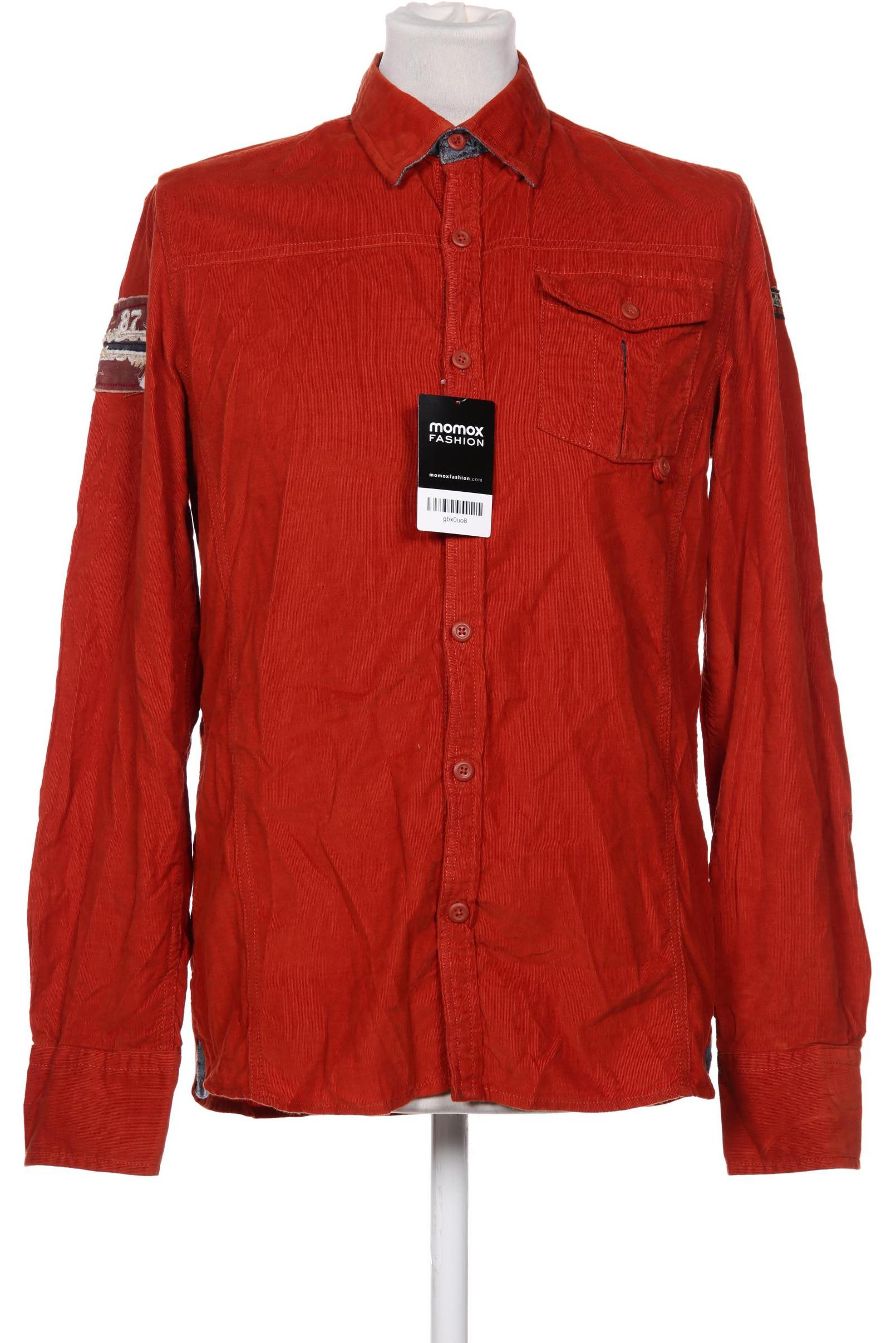 

Napapijri Herren Hemd, orange, Gr. 46