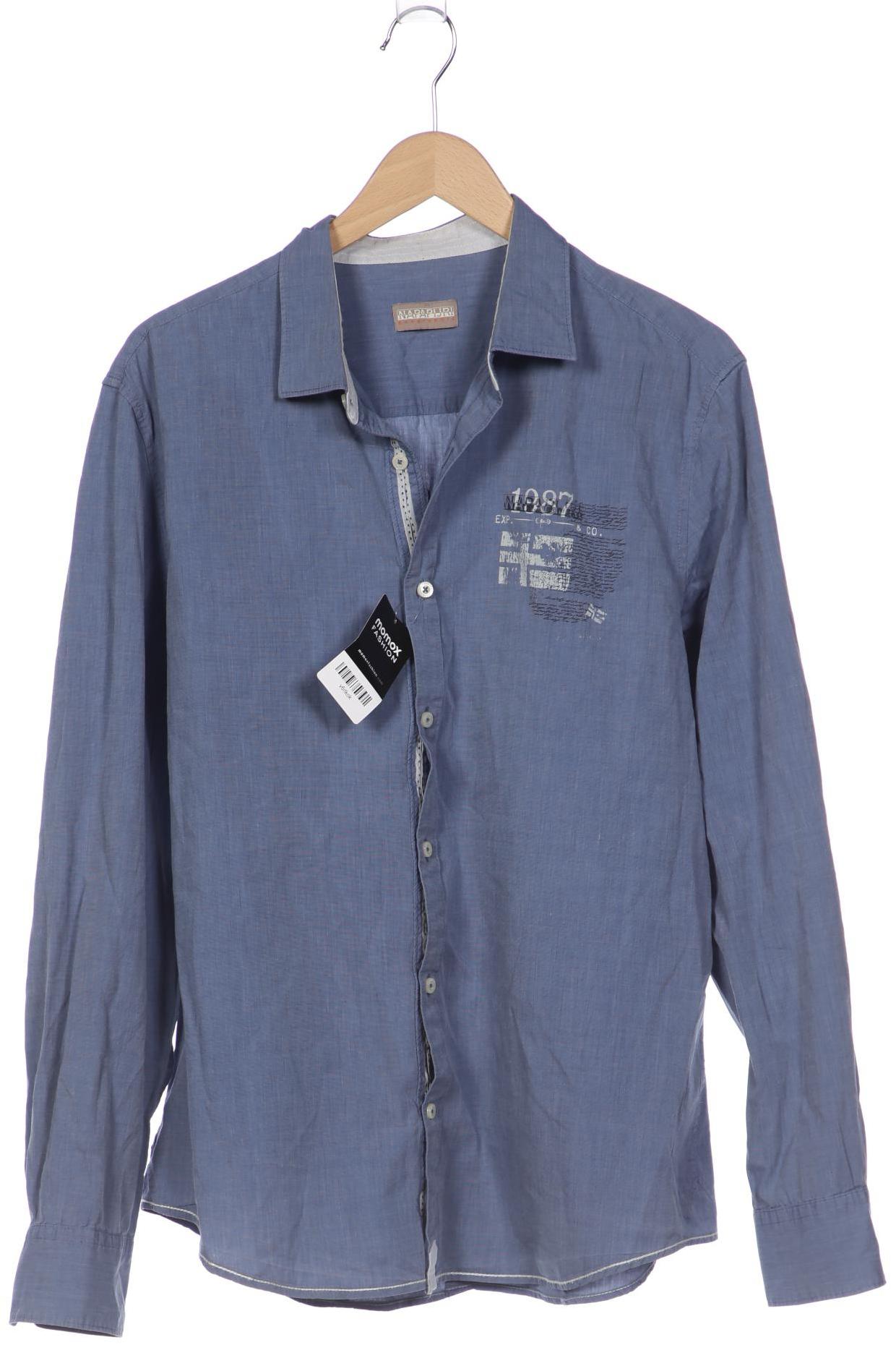 

Napapijri Herren Hemd, blau, Gr. 58