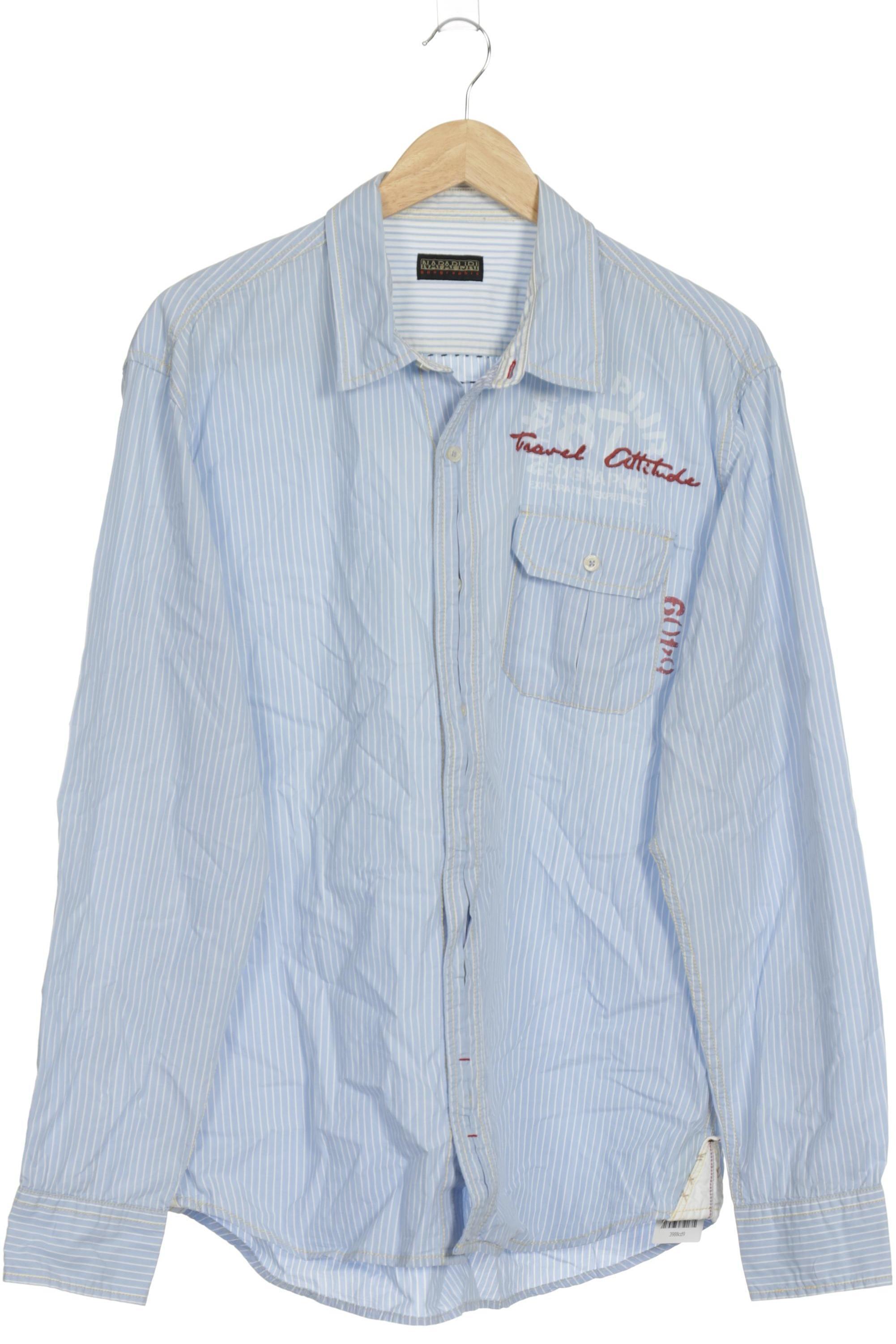 

Napapijri Herren Hemd, blau, Gr.