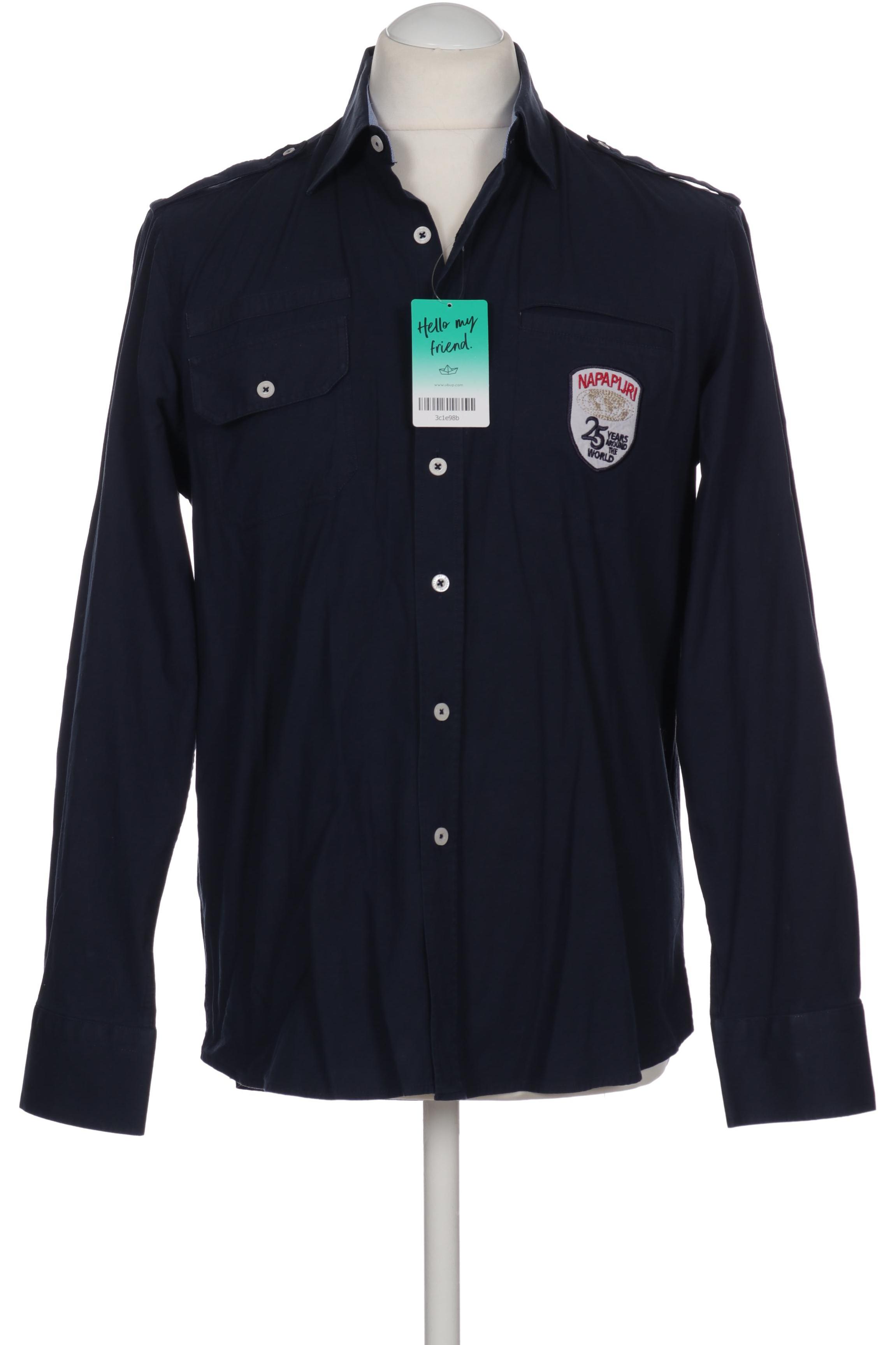 Thumbnail - Napapijri Herren Hemd, marineblau, Gr. 52