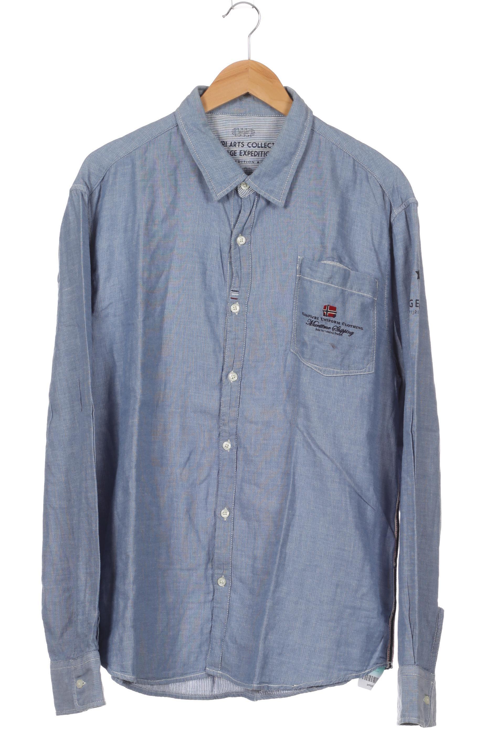 

Napapijri Herren Hemd, blau, Gr.