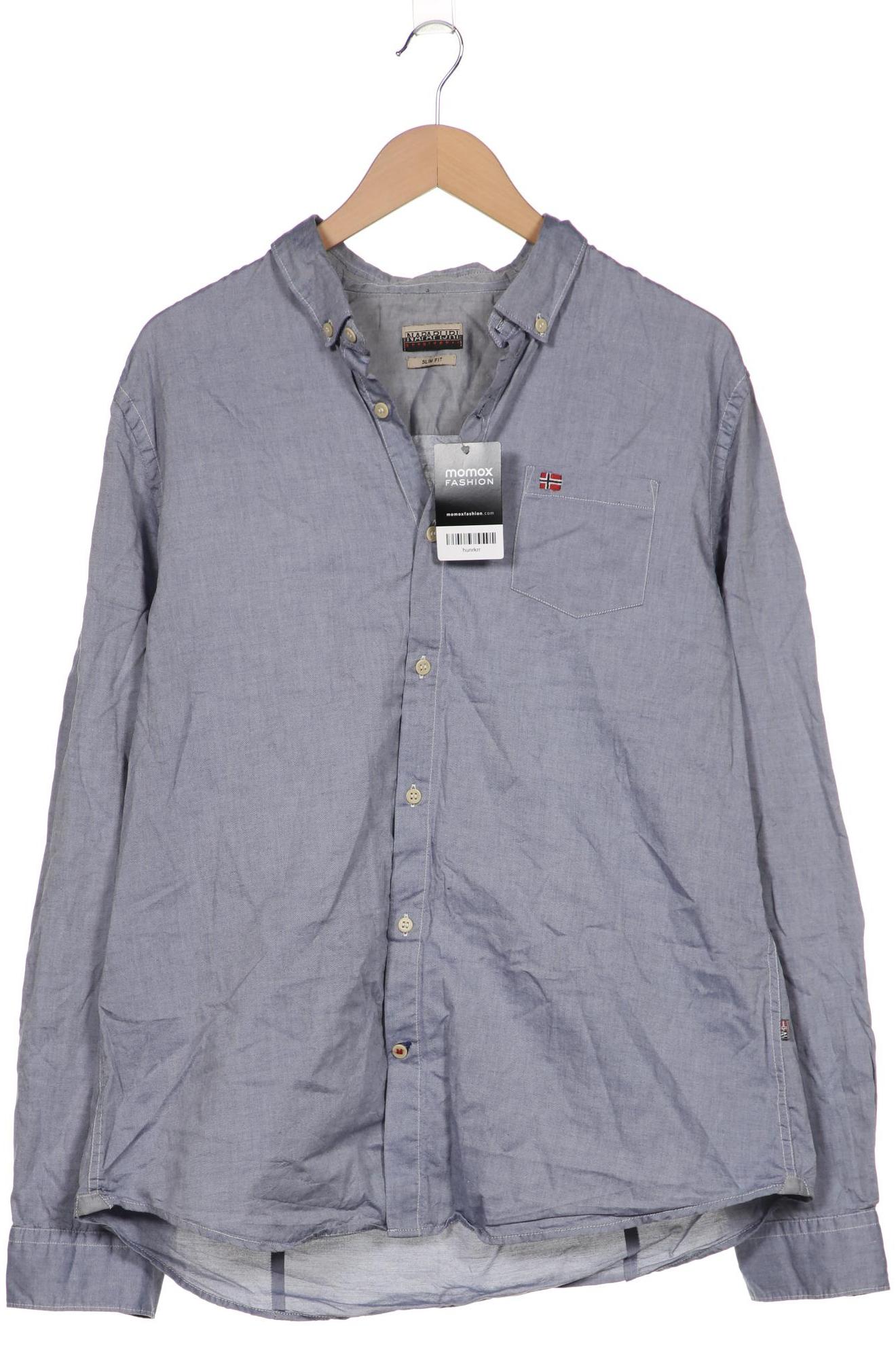 

Napapijri Herren Hemd, blau, Gr. 58