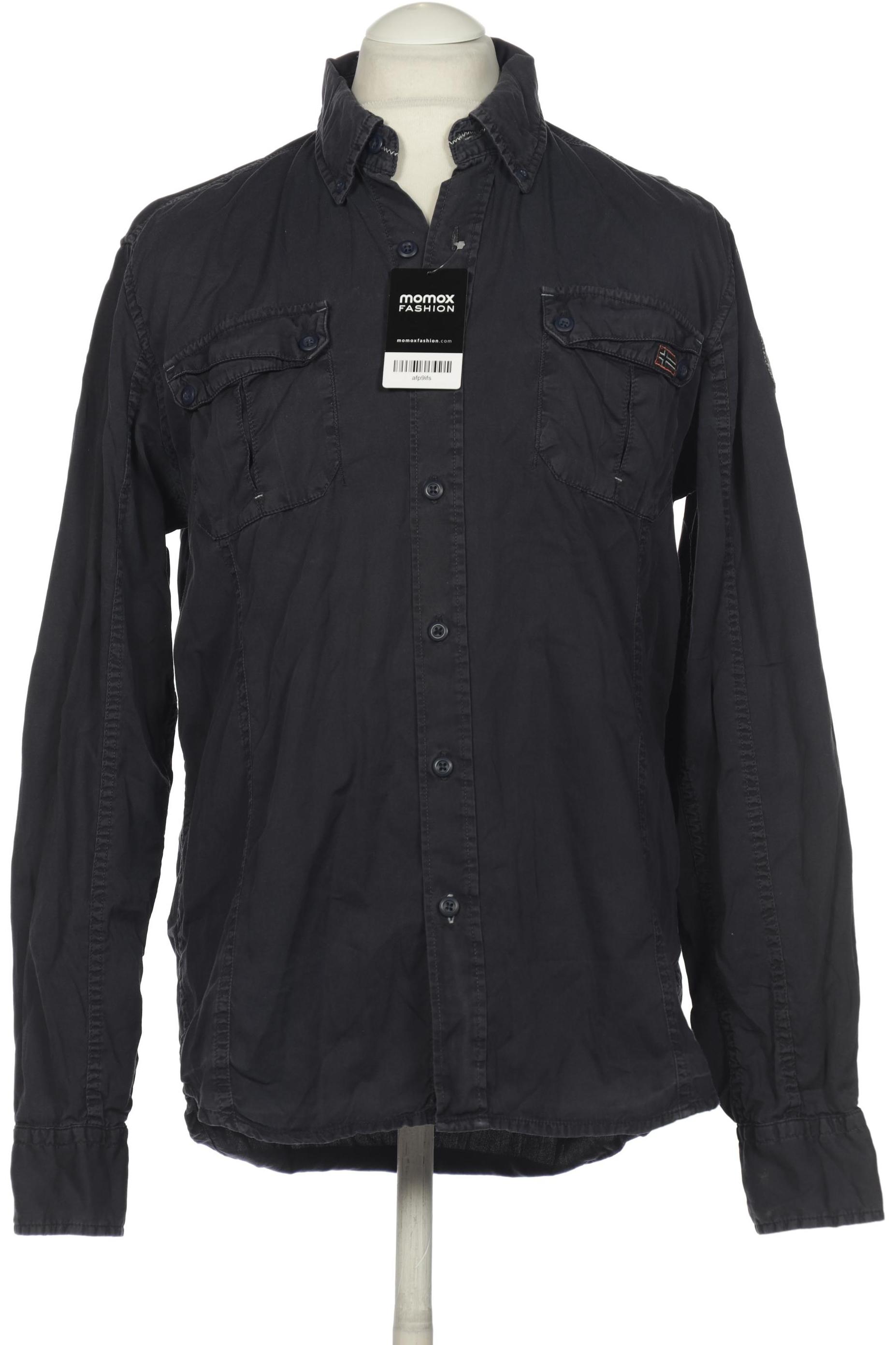 

Napapijri Herren Hemd, marineblau, Gr. 52