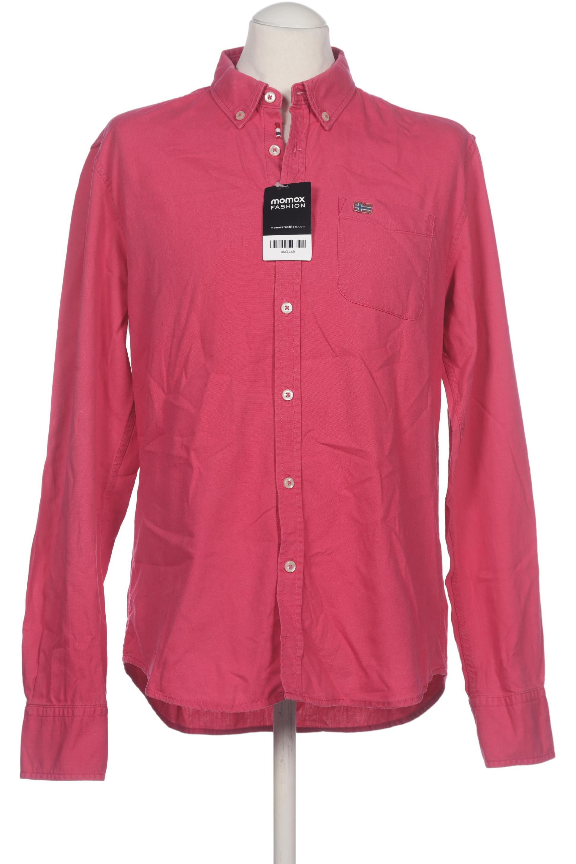 Thumbnail - Napapijri Herren Hemd, pink, Gr. 52