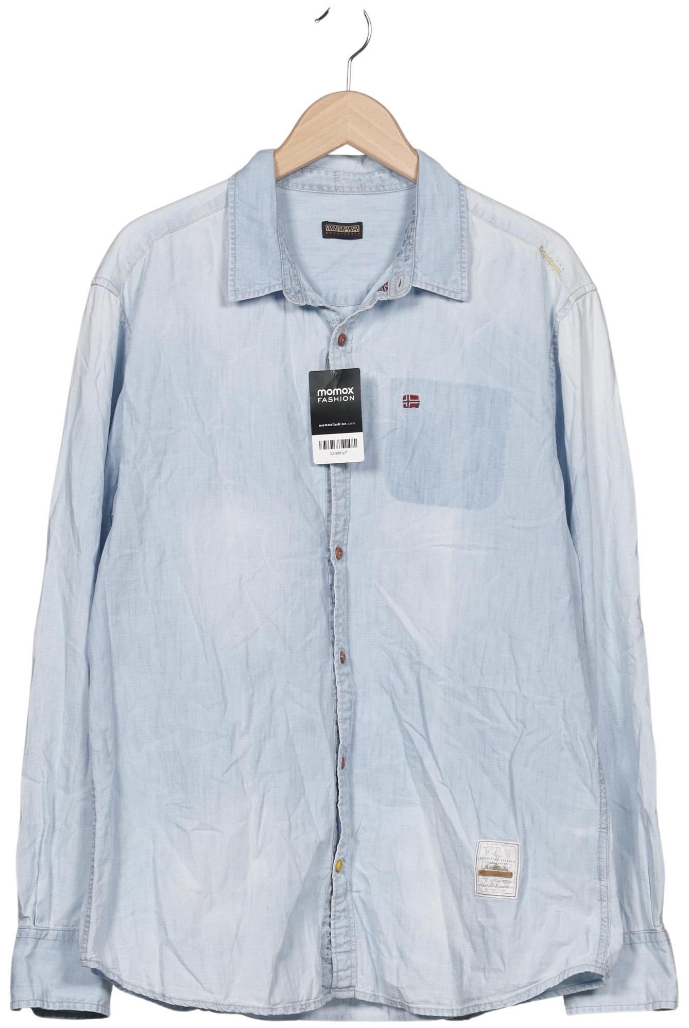 

Napapijri Herren Hemd, hellblau, Gr. 56