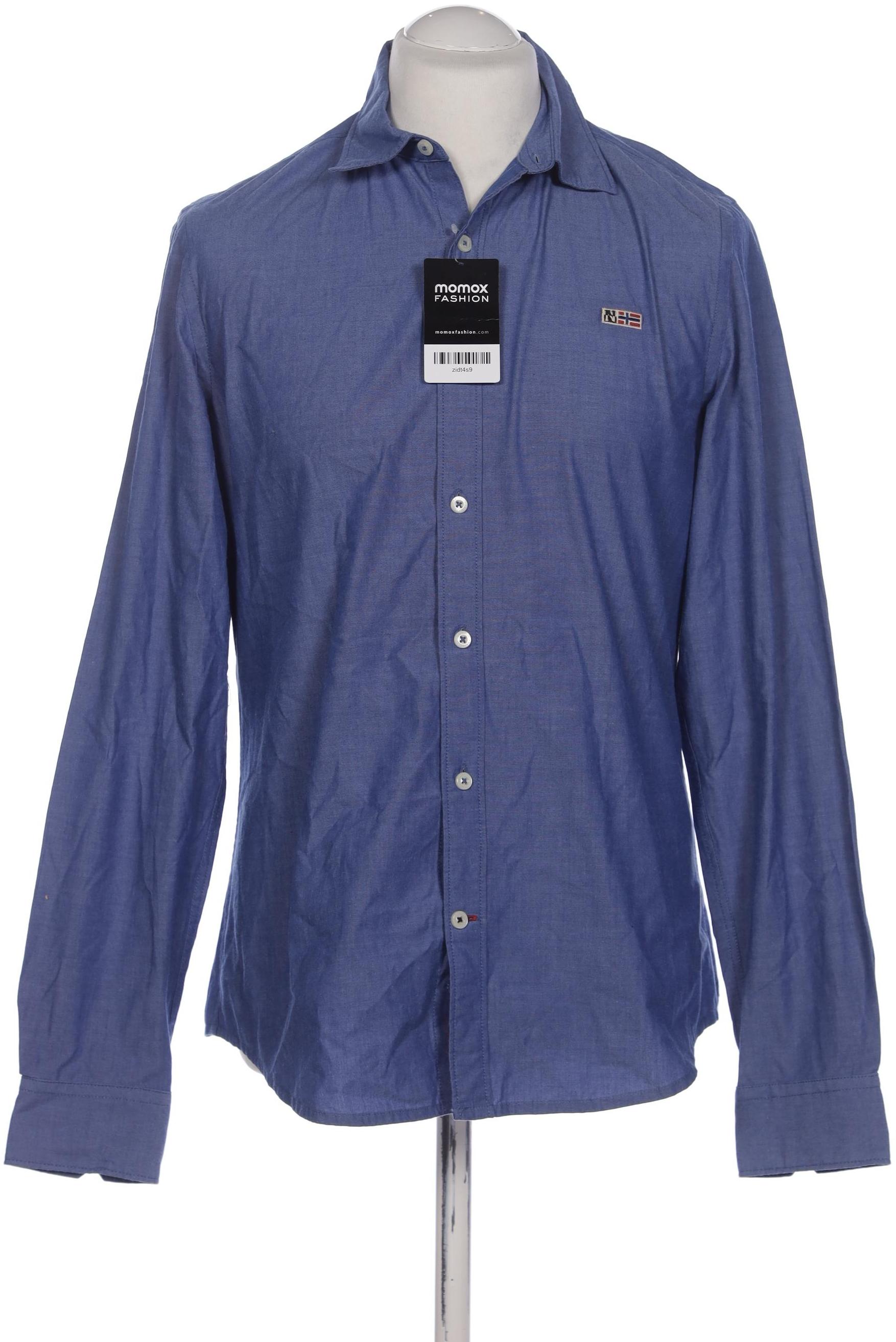 

Napapijri Herren Hemd, blau, Gr. 48