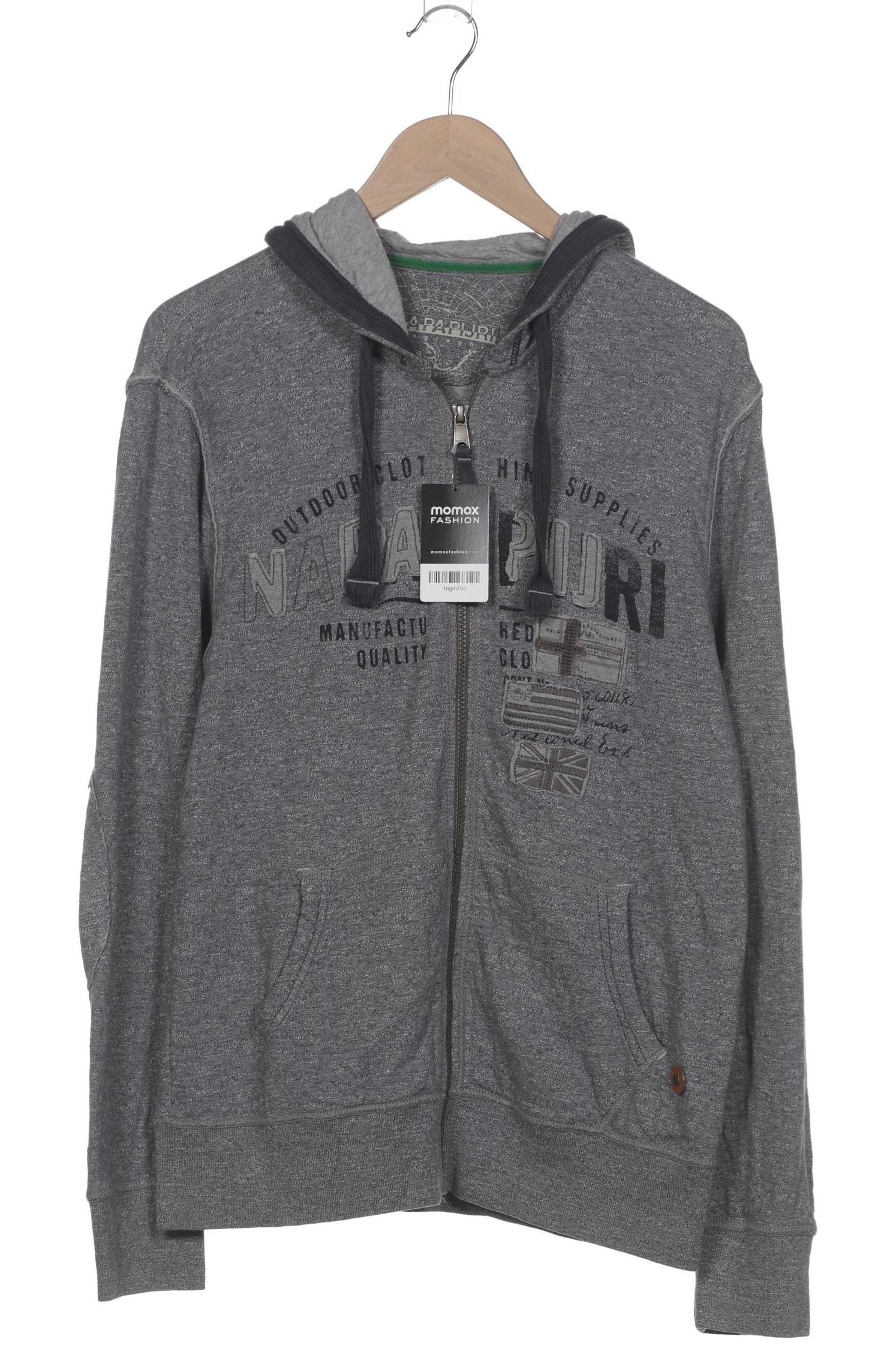 

Napapijri Herren Kapuzenpullover, grau, Gr. 52