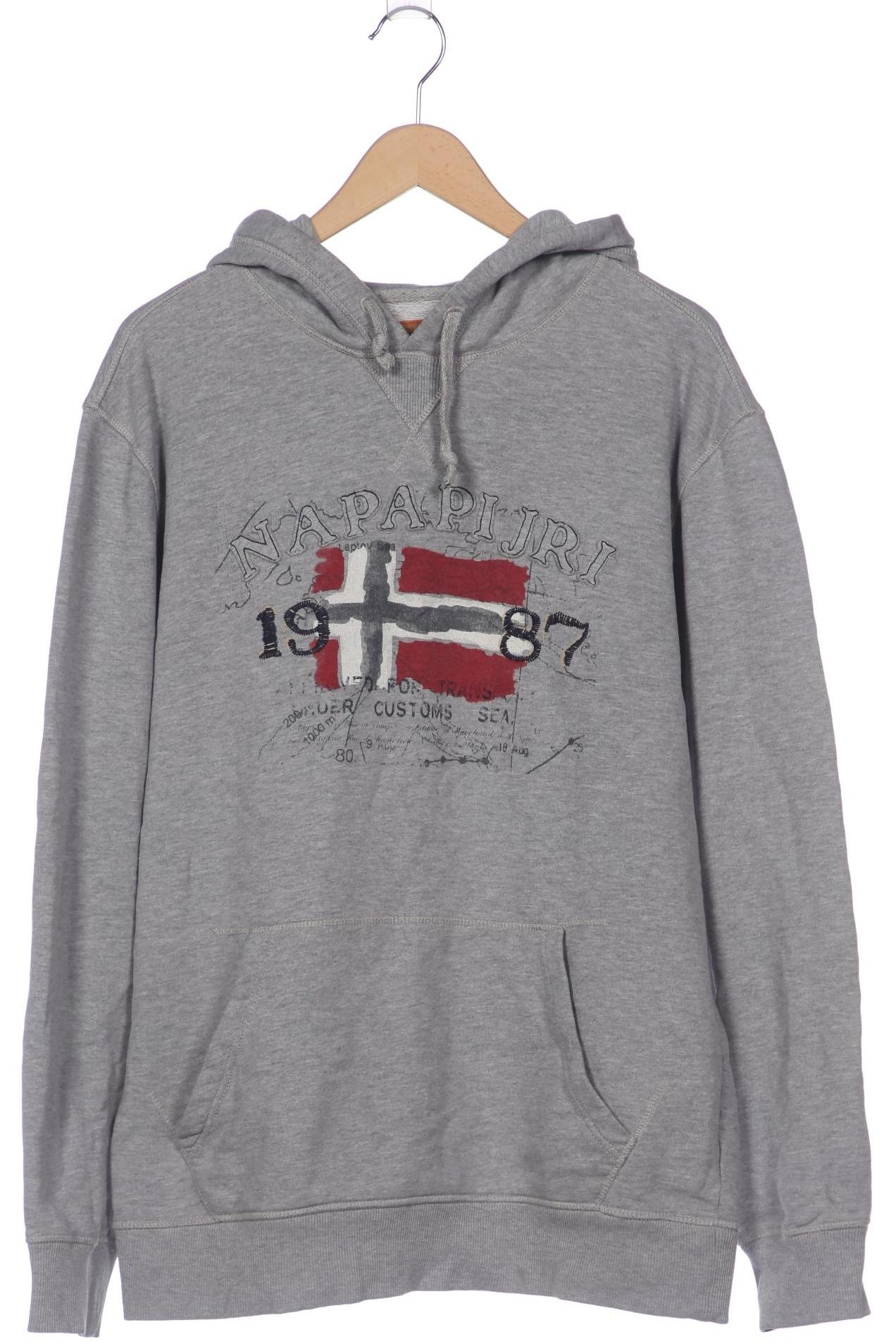 

Napapijri Herren Kapuzenpullover, grau, Gr. 56