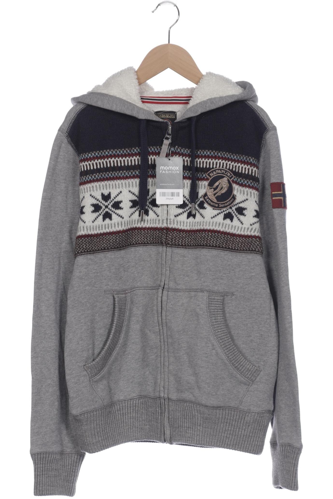 

Napapijri Herren Kapuzenpullover, grau, Gr. 48