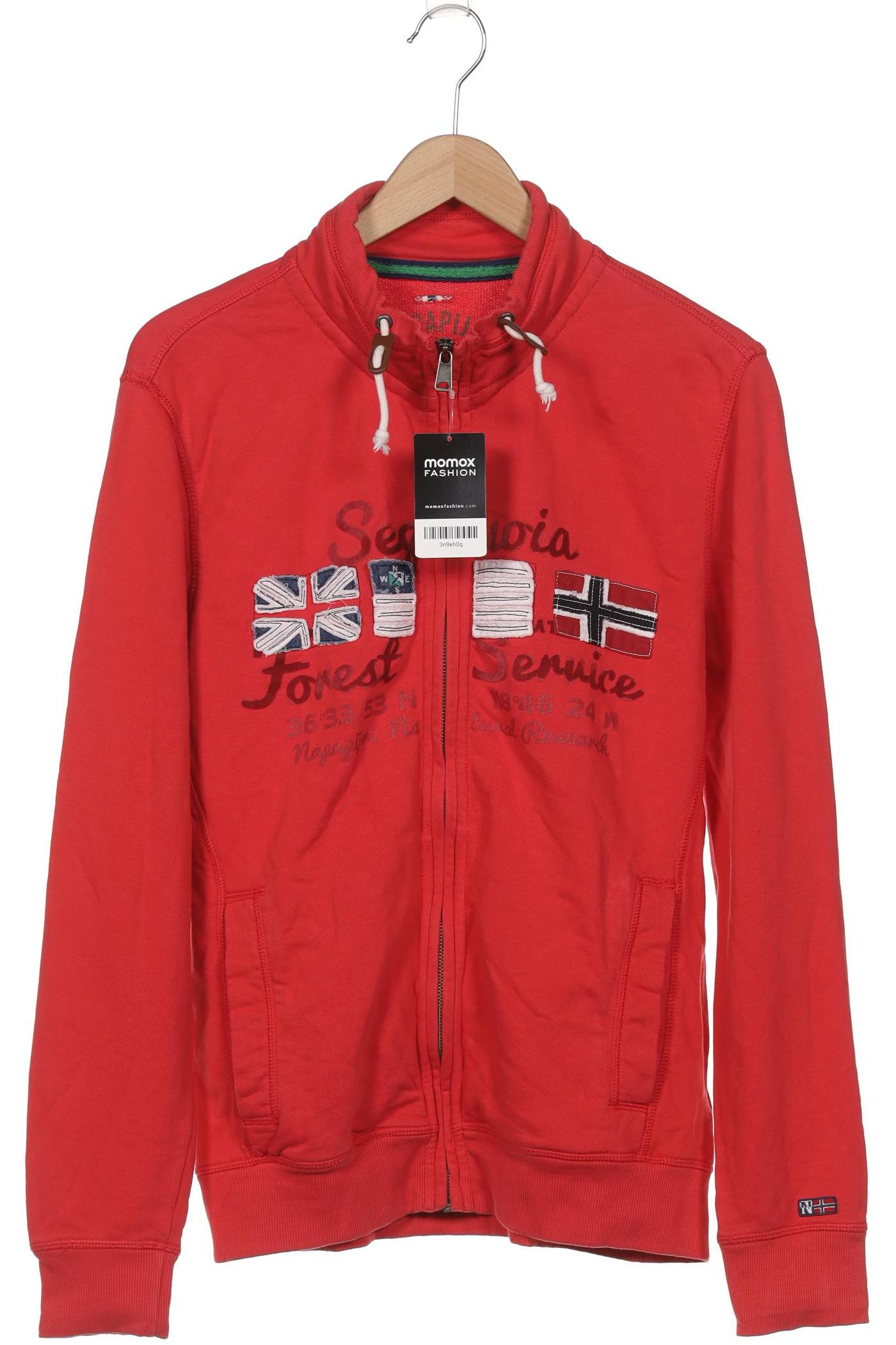 

Napapijri Herren Kapuzenpullover, rot, Gr. 52